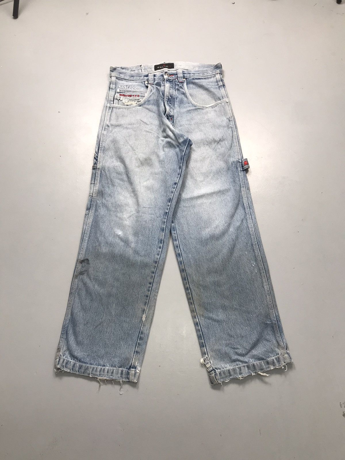 Southpole Vintage Sancezz carpenter repaired denim Size US 34 / EU 50 - 2 Thumbnail