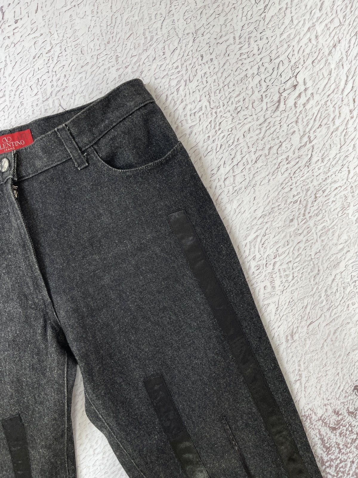 Valentino Valentino Jeans Avant Garde bondage style denim flared pants Size 30" / US 8 / IT 44 - 8 Thumbnail