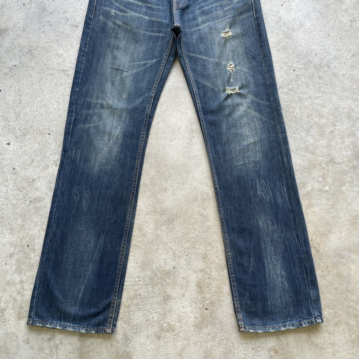 Japanese Brand × Jean Vintage Avail Jeans Japan Faded Denim Pants Distressed W32 Size US 32 / EU 48 - 5 Thumbnail
