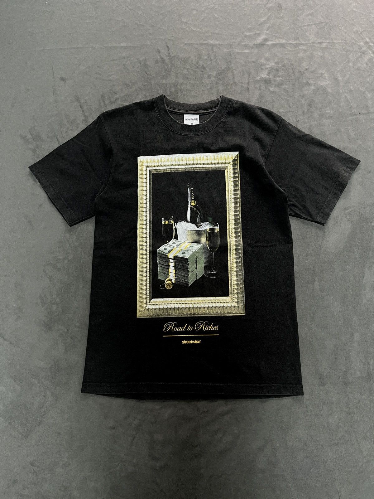 Billionaire Boys Club Rare Streetwise Vintage Heavy Cotton Black Print Tee Medium Size US M / EU 48-50 / 2 - 1 Thumbnail