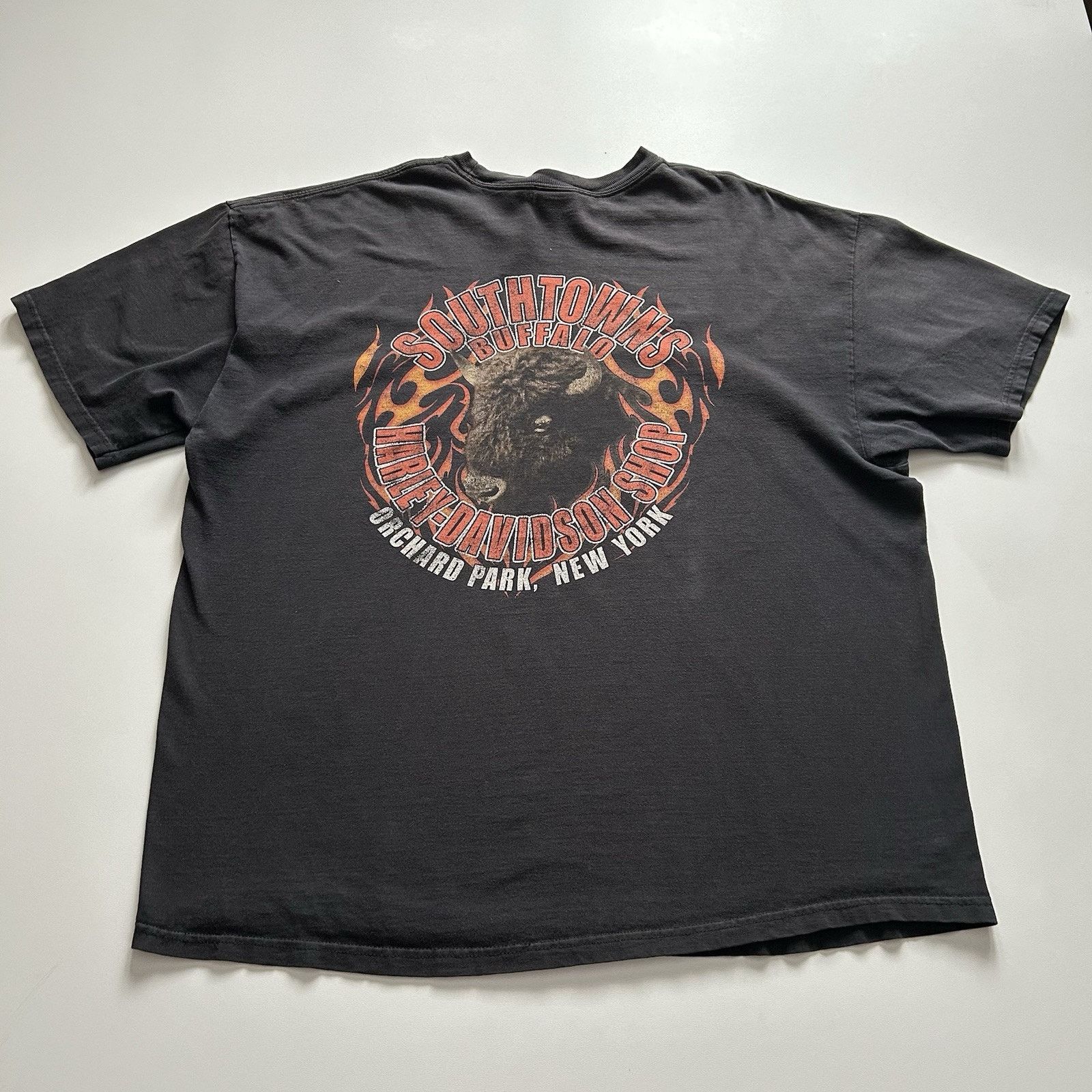 Harley Davidson Vintage Y2K Harley Davidson Motorcycles Graphic T Shirt 2XL Size US XXL / EU 58 / 5 - 3 Thumbnail