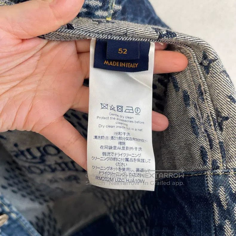 Louis Vuitton Louis Vuitton Nigo co-branded presbyopic full-print denim Size US L / EU 52-54 / 3 - 3 Thumbnail