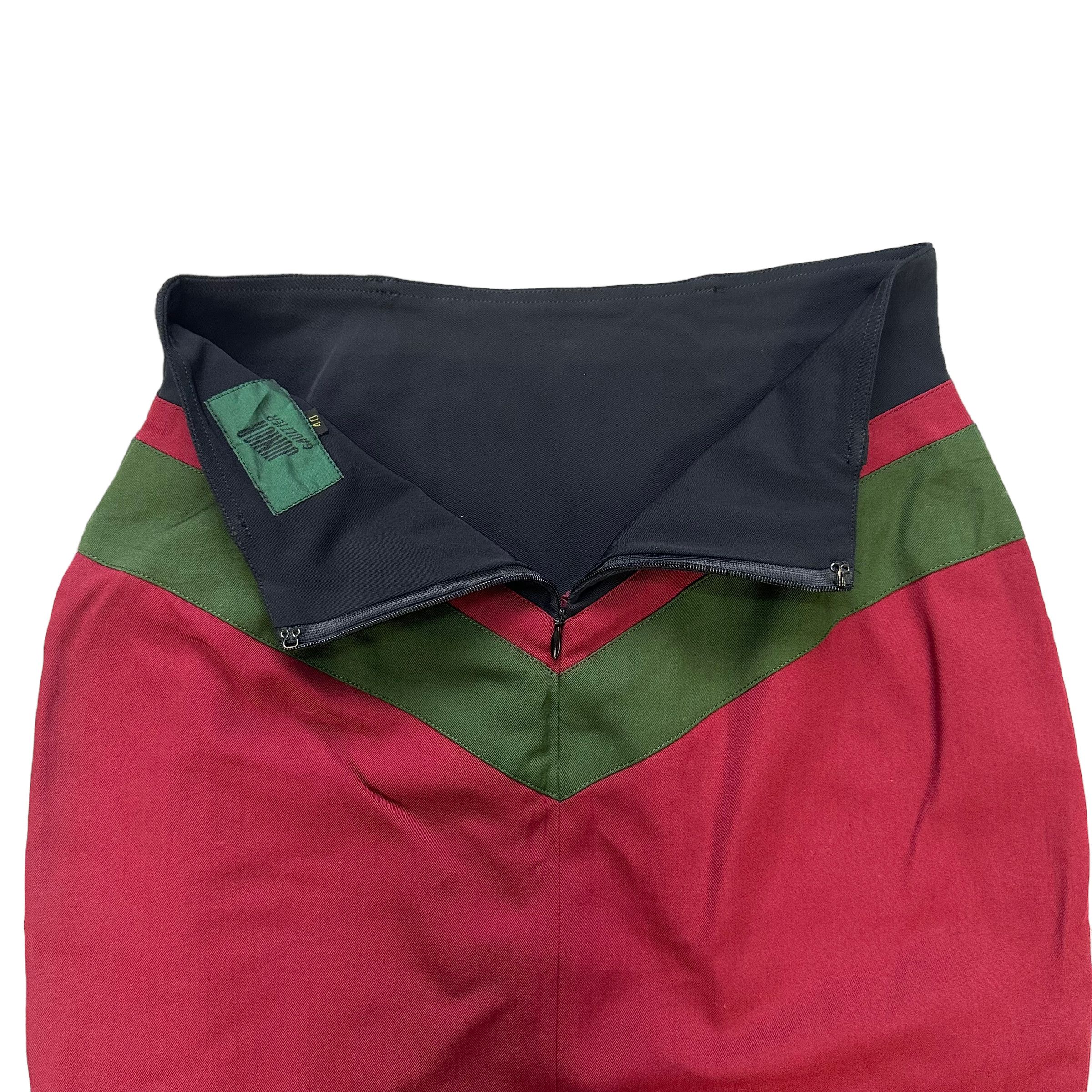 Jean Paul Gaultier JUNIOR GAULTIER COLORBLOCK MINI SKIRTS #7630-159 Size 24" / US 00 / IT 34 - 5 Thumbnail