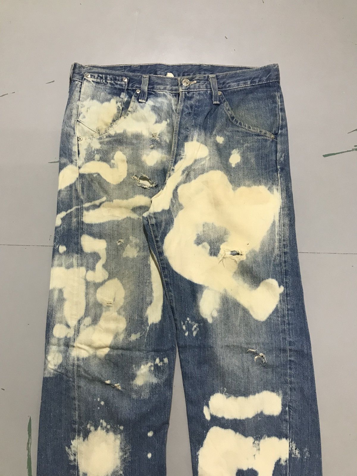 Levi's Vintage Levi’s buckle belt bleached denim Size US 34 / EU 50 - 4 Thumbnail