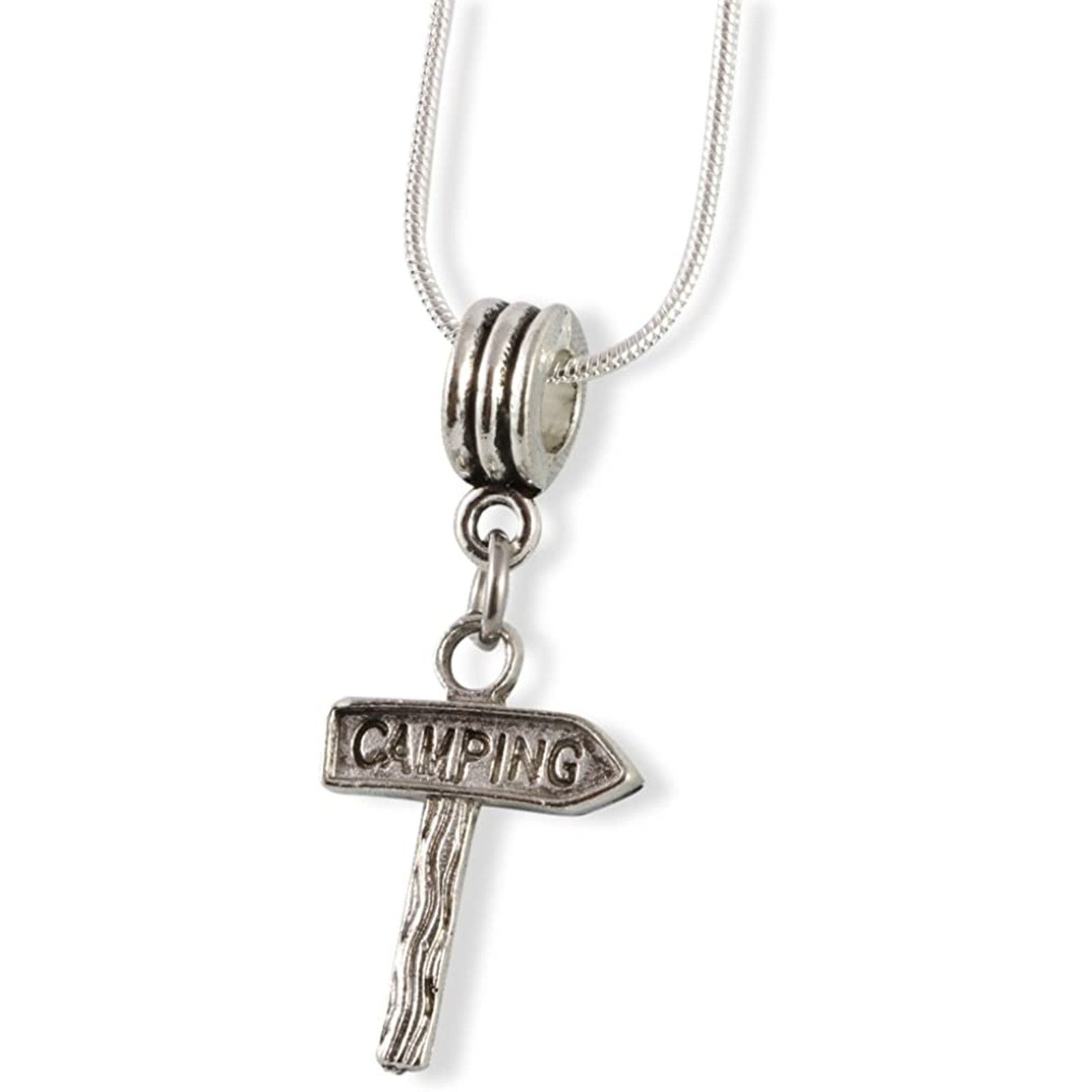 & Other Stories Camping Sign Snake Chain Necklace Size ONE SIZE - 1 Thumbnail
