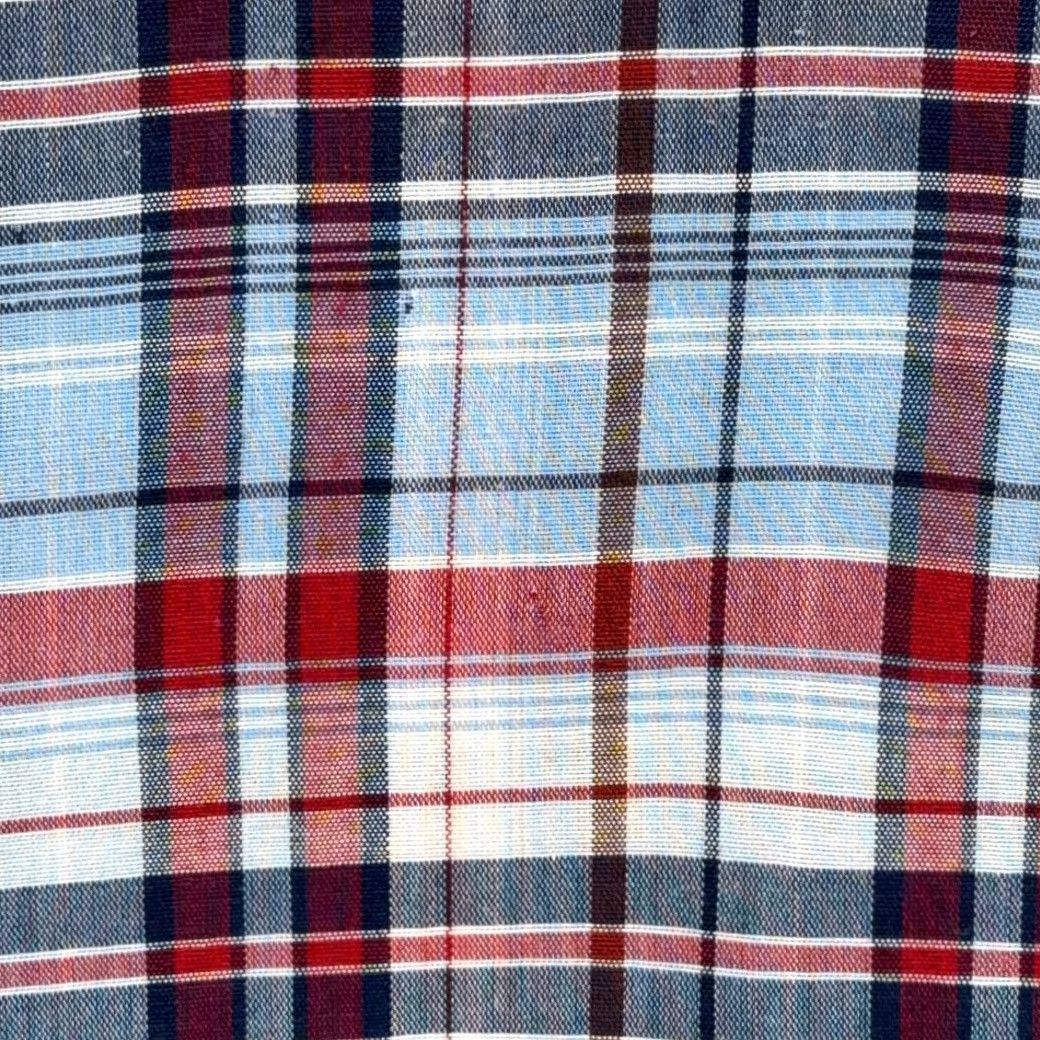 Vintage Vintage Big Mac Shirt Adult MEDIUM Blue Red Plaid Camp Collar Workwear 70s Size US M / EU 48-50 / 2 - 7 Thumbnail
