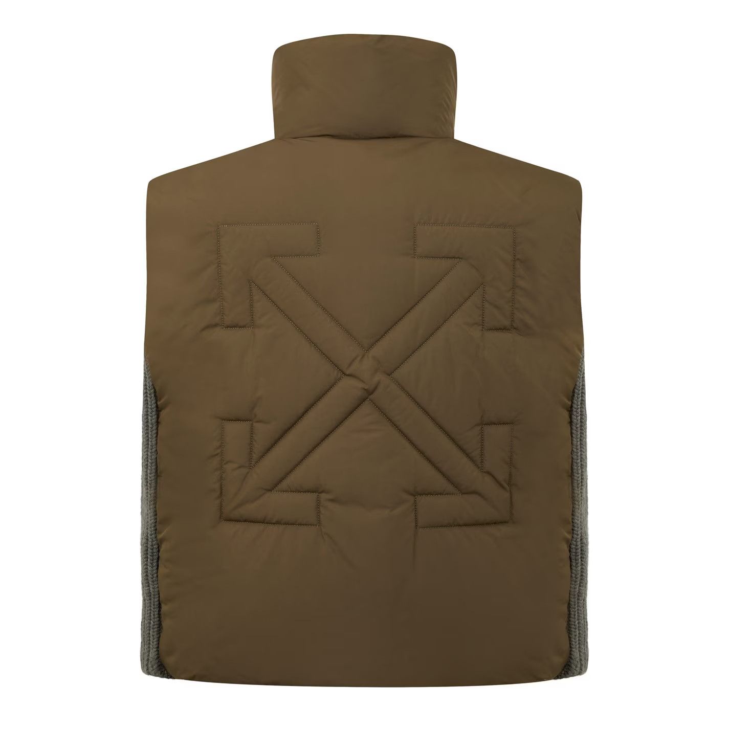 Off-White o1g2r1mq0125 Vest in Brown Size S / US 4 / IT 40 - 2 Thumbnail