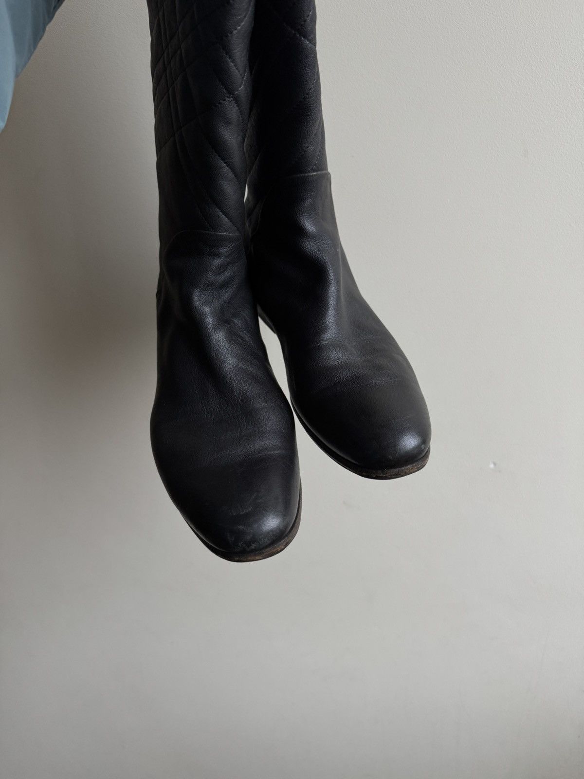 Buttero Buttero Luxe Genuine Leather Black High Boots Made in Italy Size US 7.5 / EU 40-41 - 3 Thumbnail