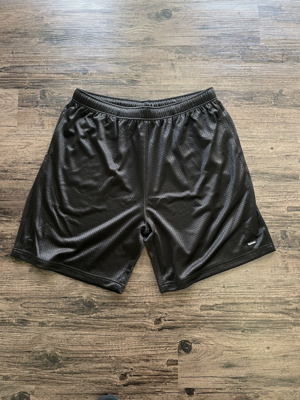 Supreme Supreme Black Leather Baggy shorts | Grailed