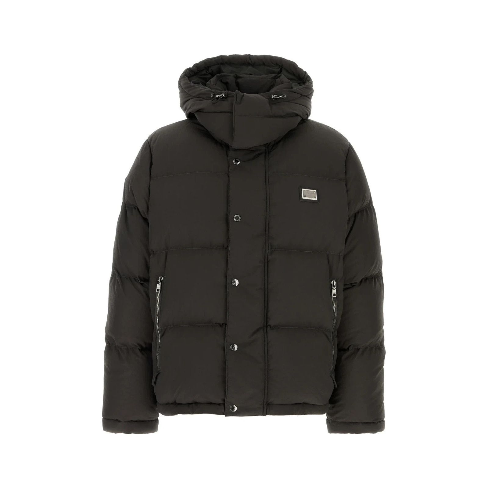 Dolce & Gabbana DOLCE & GABBANA Slate Nylon Blend Down Jacket New & Authenti Size US M / EU 48-50 / 2 - 1 Thumbnail
