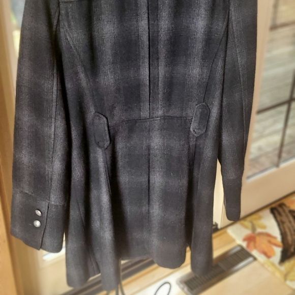 Black Rivet Black Rivet Button-up Collar Wool Long Slv Sz. L Coat Jacket Size L / US 10 / IT 46 - 5 Thumbnail
