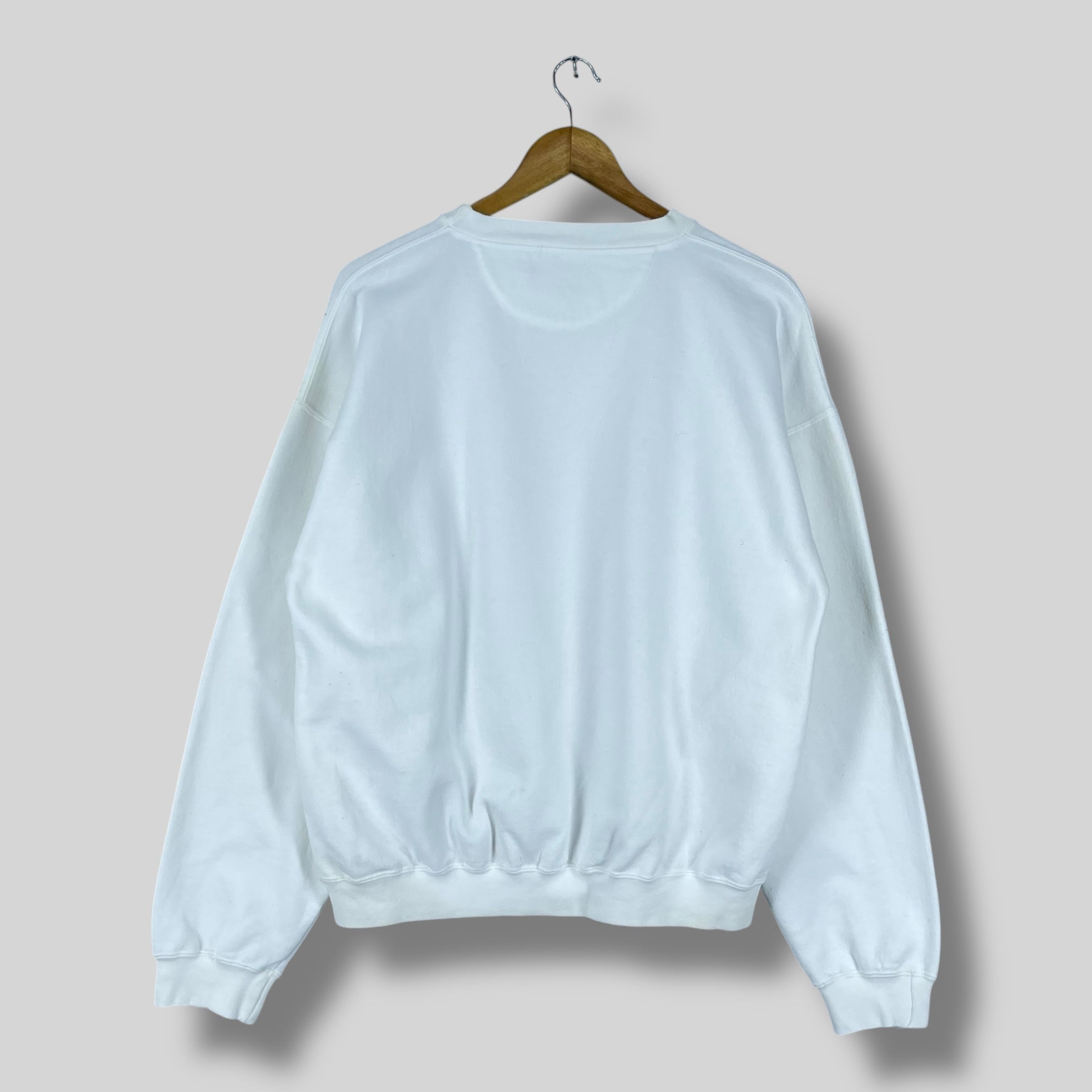 Chaps Ralph Lauren Vintage CHAPS RALPH LAUREN Plain White Sweatshirt Size US M / EU 48-50 / 2 - 9 Thumbnail