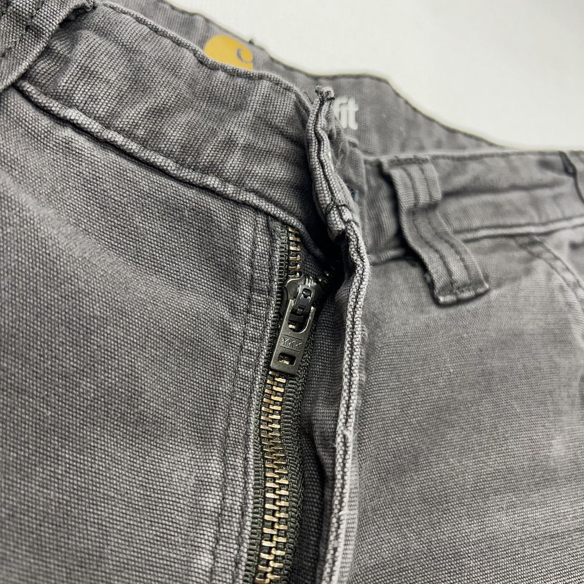 Carhartt Carhartt Pants Grey Relaxed Fit Carpenter Workwear Baggy Size US 30 / EU 46 - 6 Thumbnail