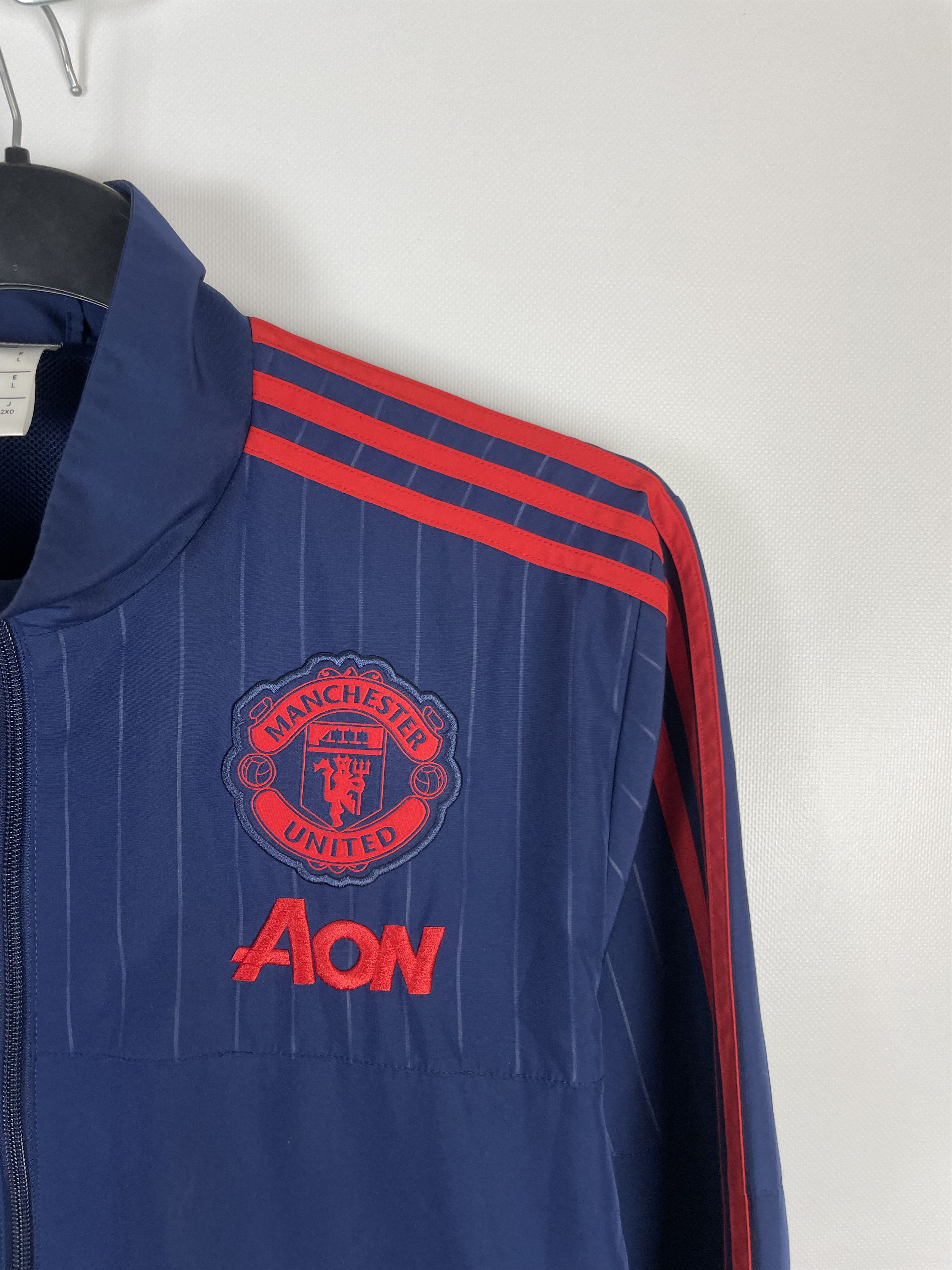 Adidas Adidas Manchester United Ttack Jacket Size US L / EU 52-54 / 3 - 4 Thumbnail