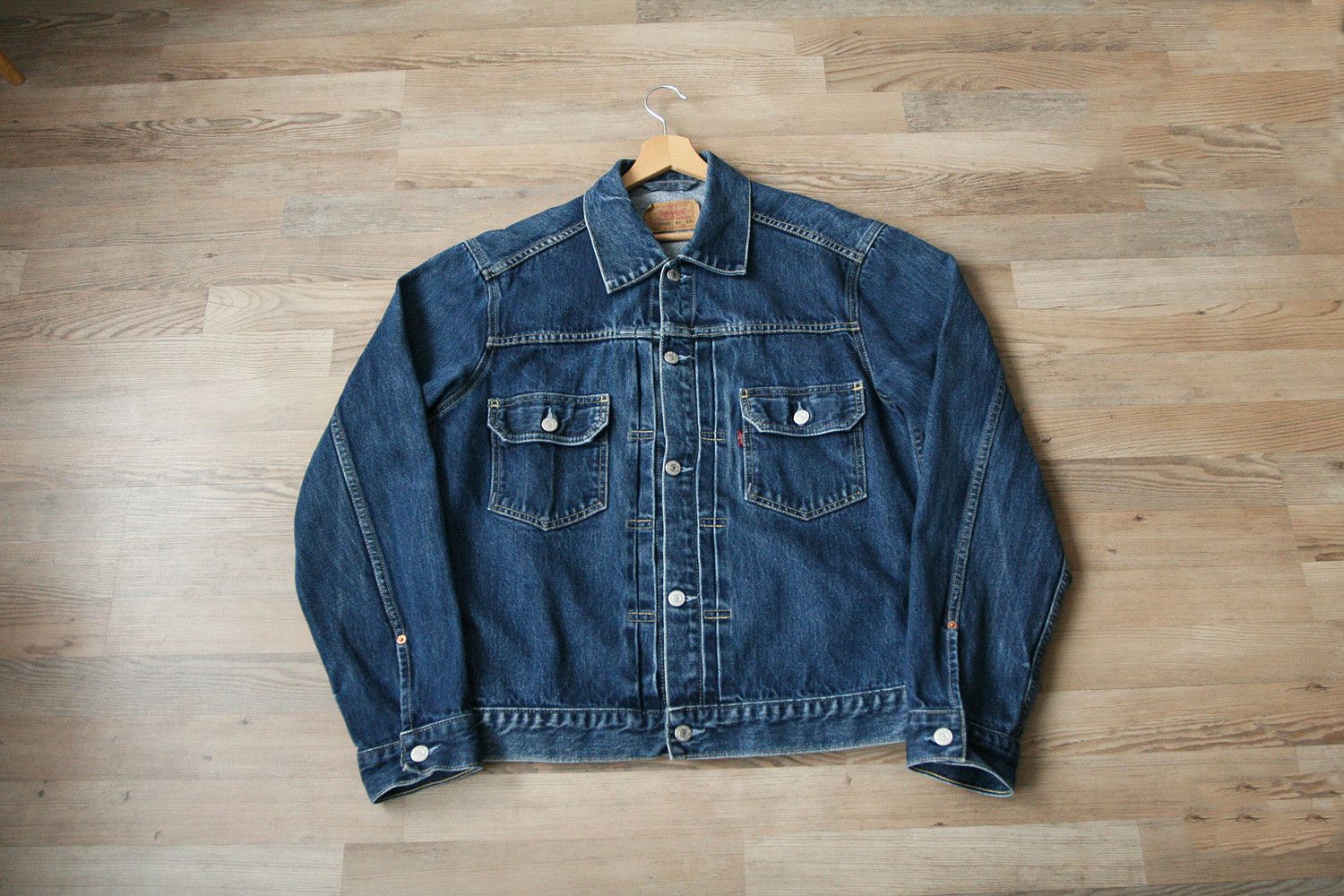 Vintage Vintage Levi's Type 2 II 70502 Blue Denim Trucker Jacket