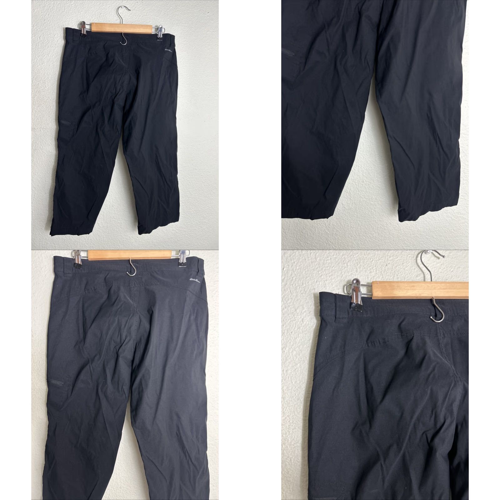Eddie Bauer VINTAGE Eddie Bauer Women’s Cargo Capri Pants Black 32x20 Nylon 12 Women Capri Pants Mens Womens Girls Size 34" / US 12 / IT 48 - 8 Thumbnail