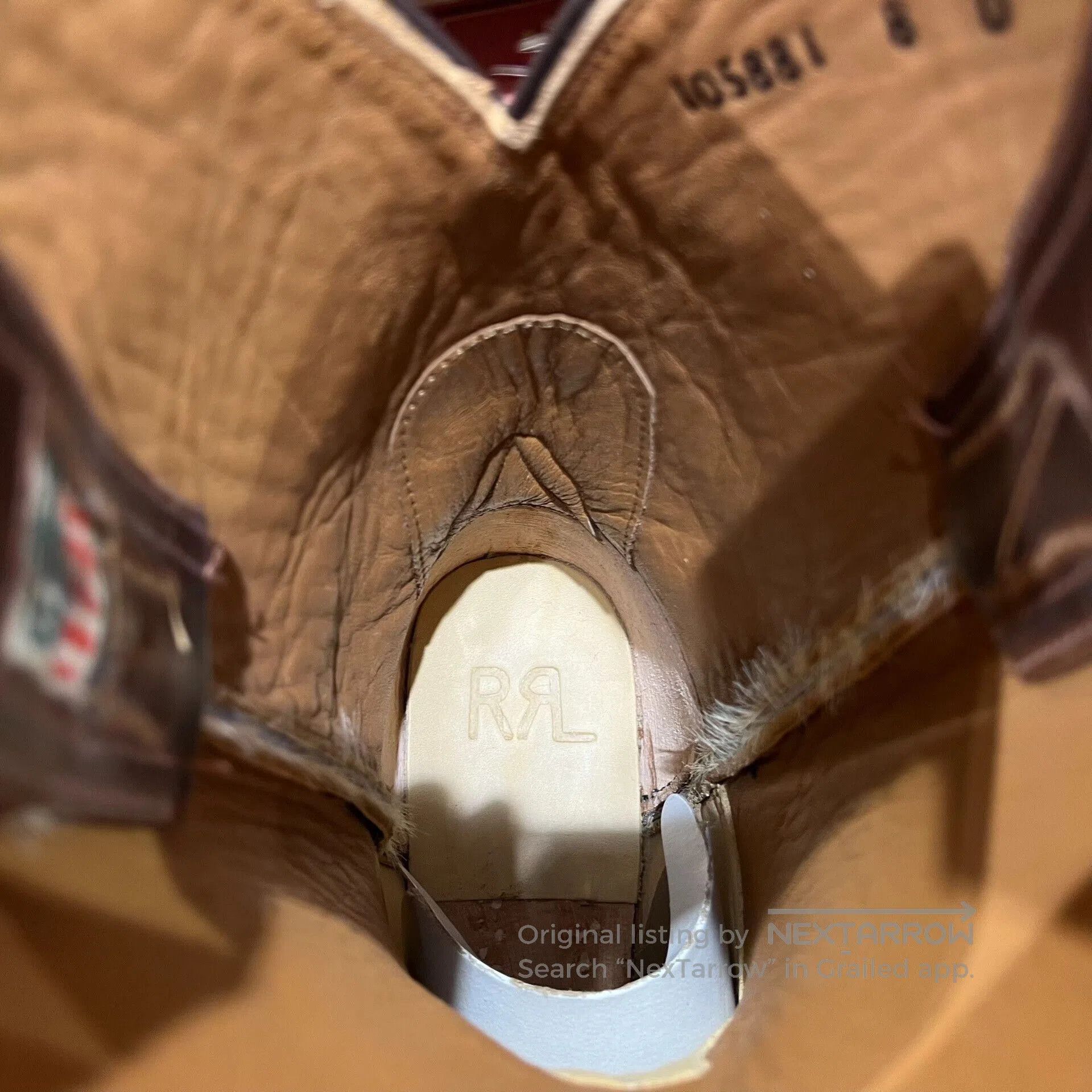 RRL Ralph Lauren rrl cowhide western cowboy boots. Size US 8 / EU 41 - 7 Thumbnail