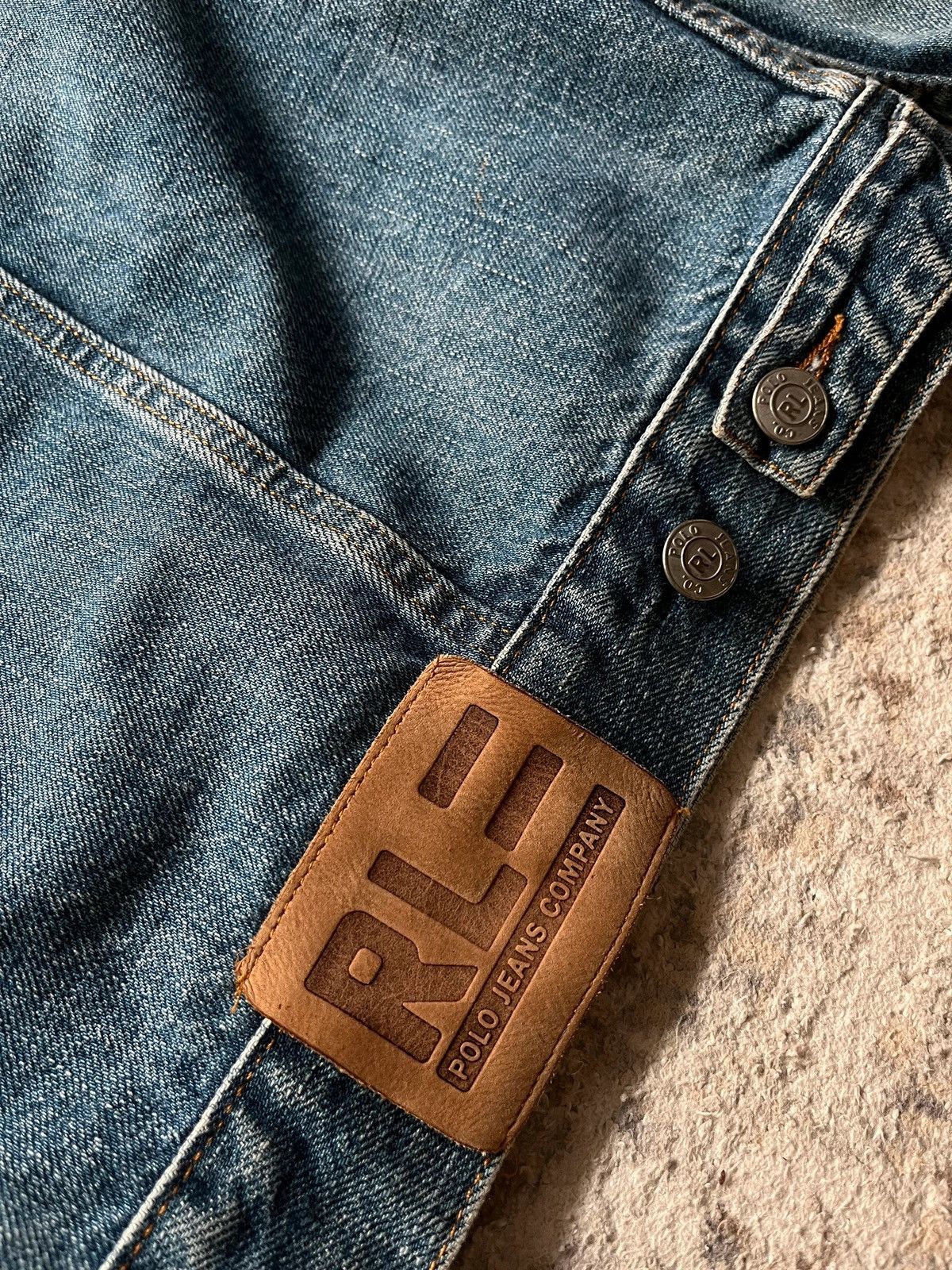 Ralph Lauren Ralph Lauren Polo Jeans Sz XL Denim Jeans Jacket 2001 Rare Size US XL / EU 56 / 4 - 13 Thumbnail