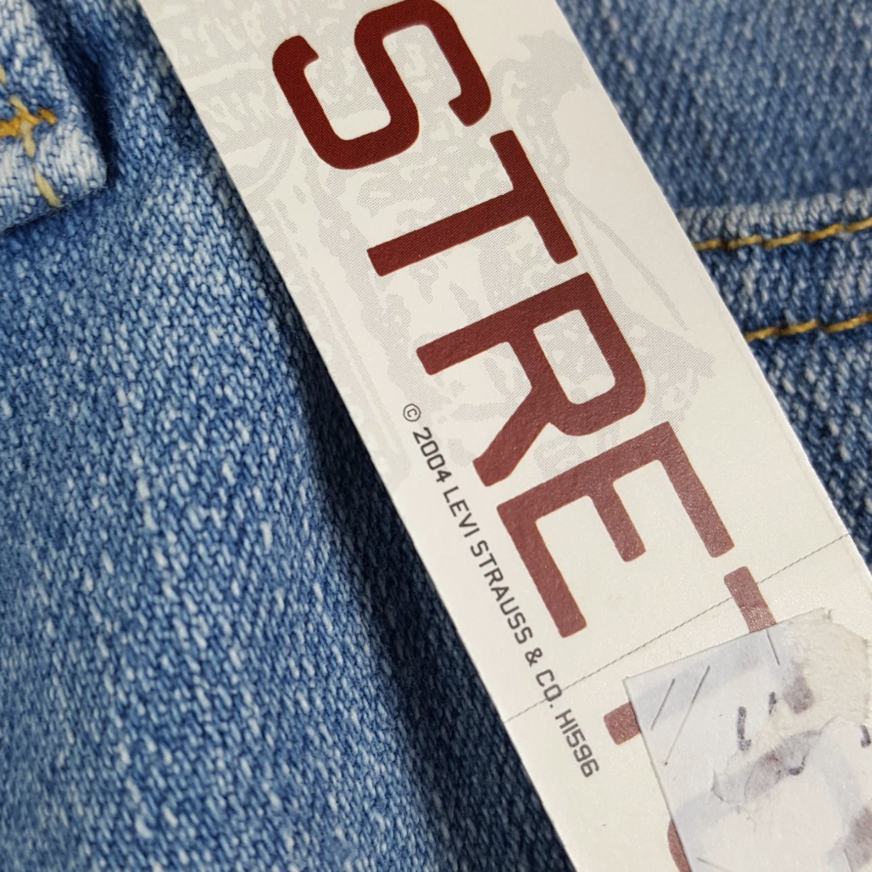 Levi's VINTAGE Levi's 512 Slim Tapered Stretch Denim Jeans Women's Size 6 Blue Y2K 90s Retro Size 28" / US 6 / IT 42 - 5 Thumbnail