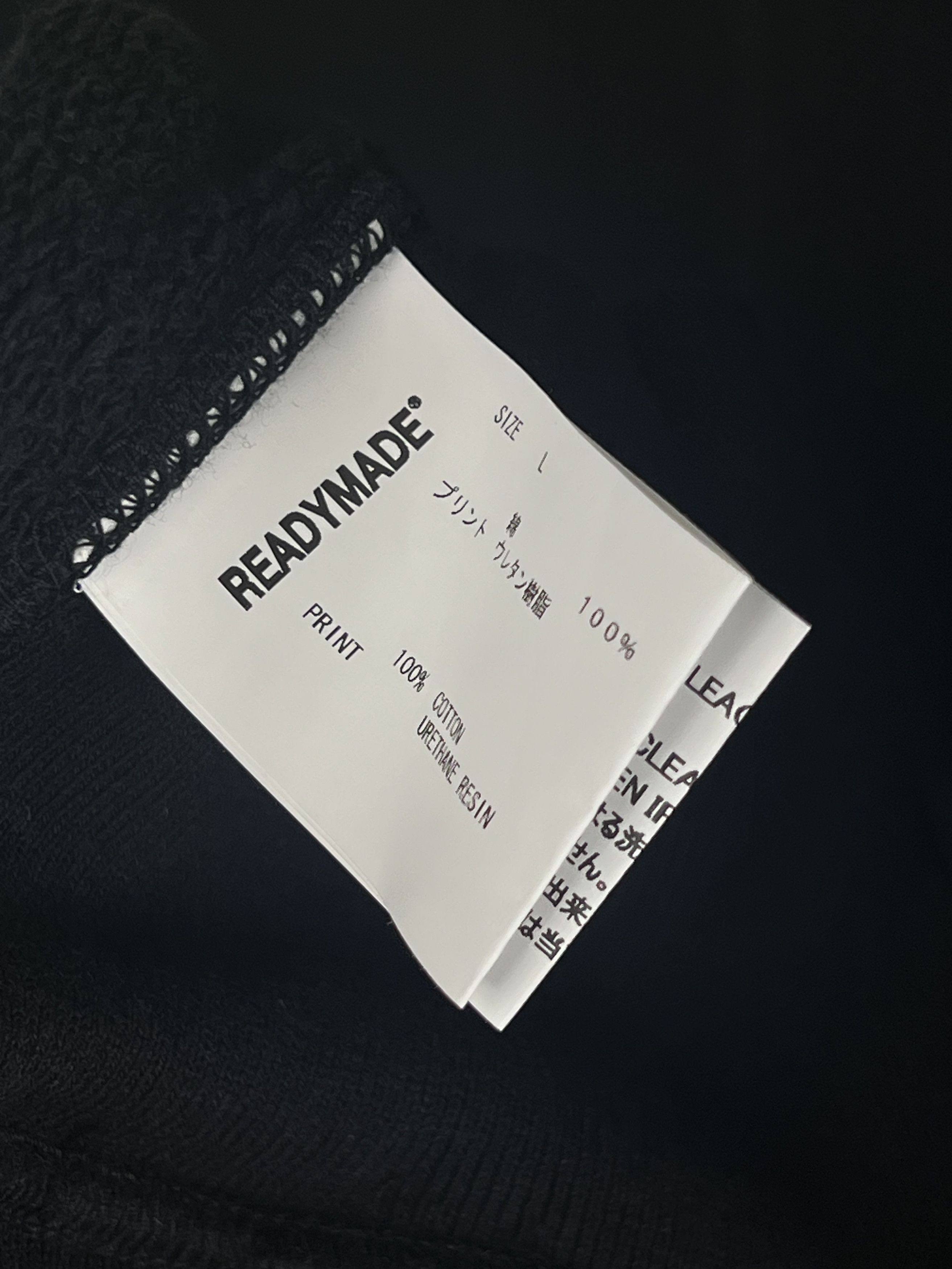 READYMADE Brand New Smile LS Hoodie Flame Print Black L Size US L / EU 52-54 / 3 - 12 Thumbnail