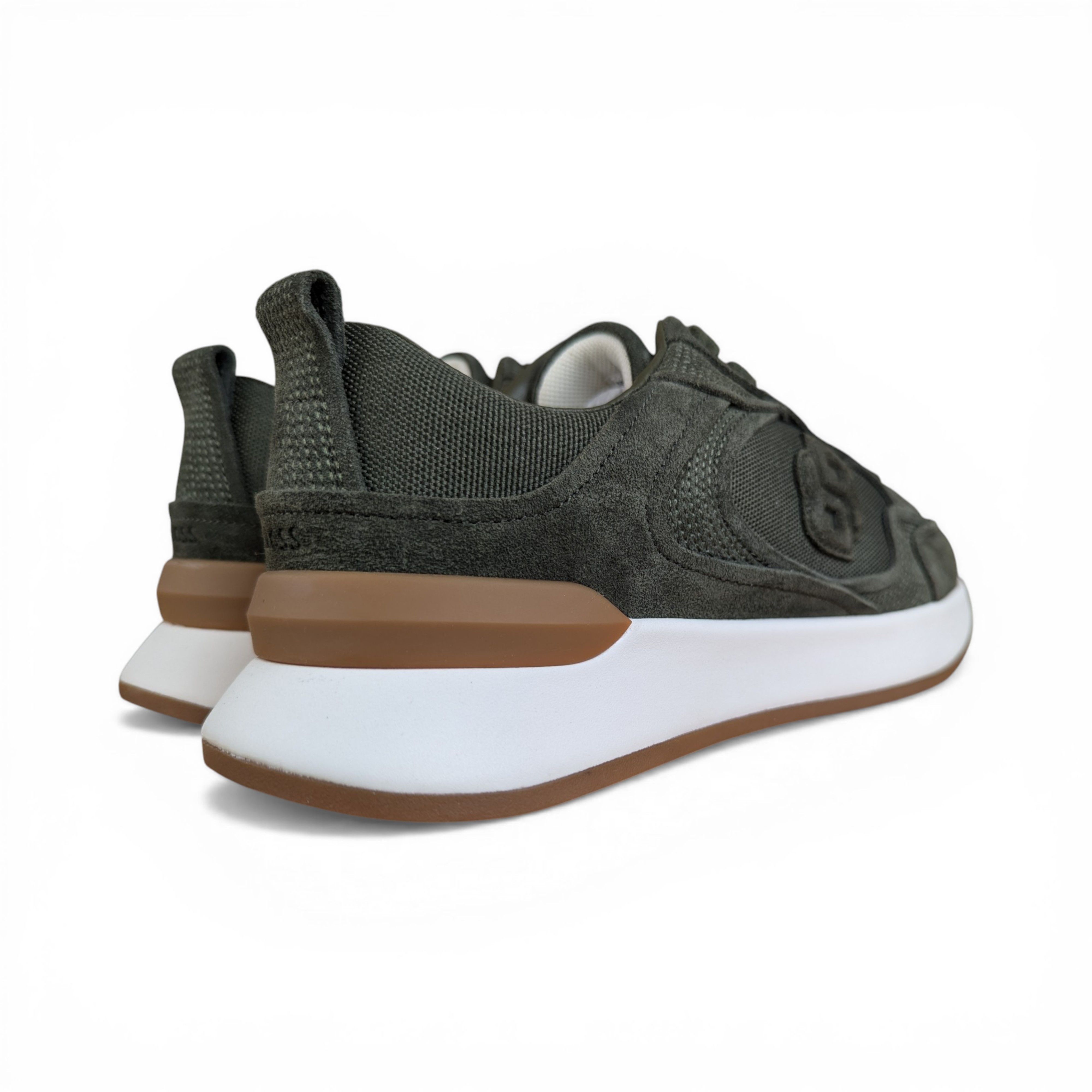 Hugo Boss HUGO BOSS KHAKI SUEDE SNEAKERS Size US 7 / IT 37 - 5 Thumbnail