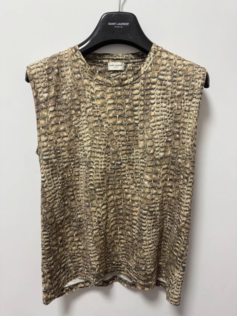 Saint Laurent Paris Saint Laurent Paris 14ss show yellow crocodile pattern shor Size US S / EU 44-46 / 1 - 1 Thumbnail