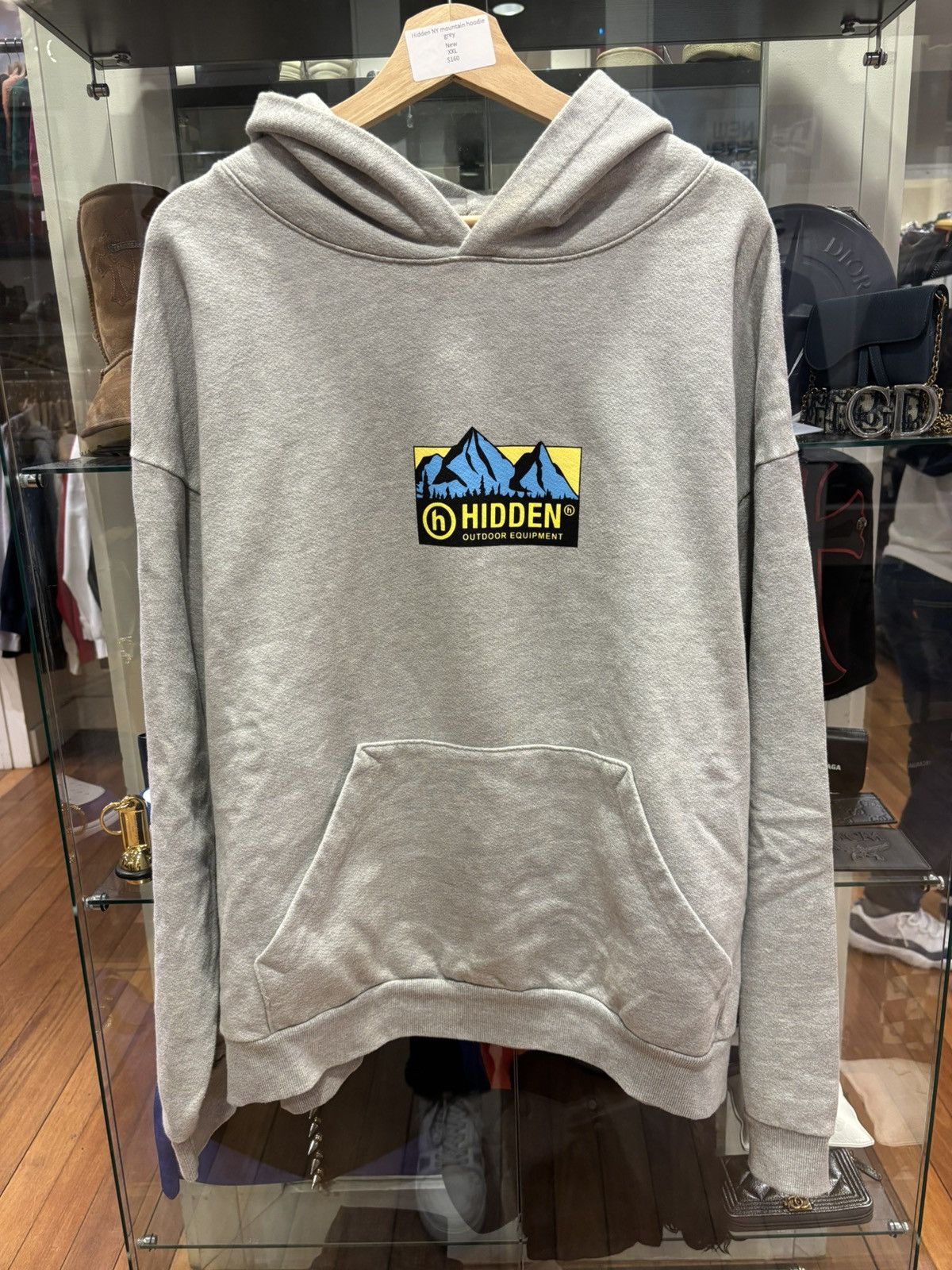 HIDDEN Hidden NY Mountain Hooded Sweatshirt Size US XXL / EU 58 / 5 - 1 Thumbnail