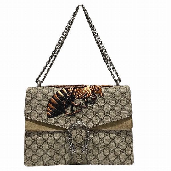 Gucci Gucci Gucci Dionysus Canvas Leather Shoulder Bag Canvas Shoulder Bag 400235 Size ONE SIZE - 1 Thumbnail