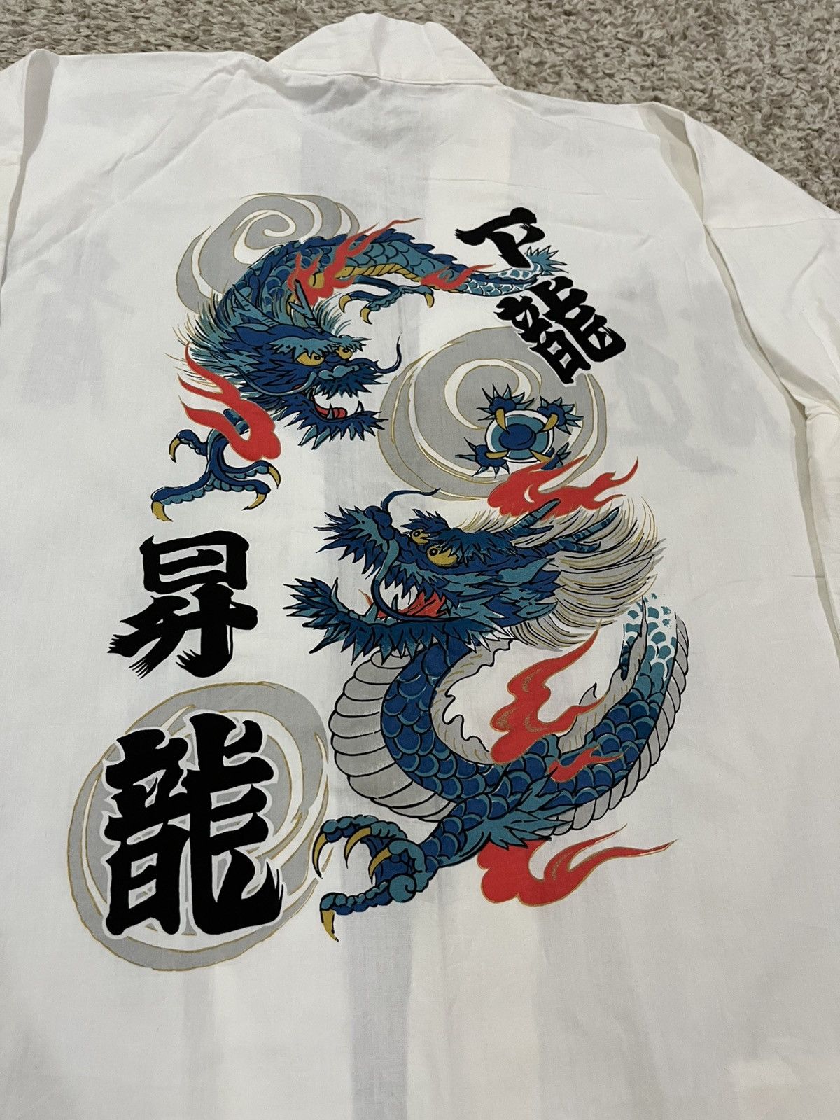 Japanese Brand 🔥 JUGUEMM Dragon Happi Kimono Jacket - Size Free Size US M / EU 48-50 / 2 - 1 Thumbnail