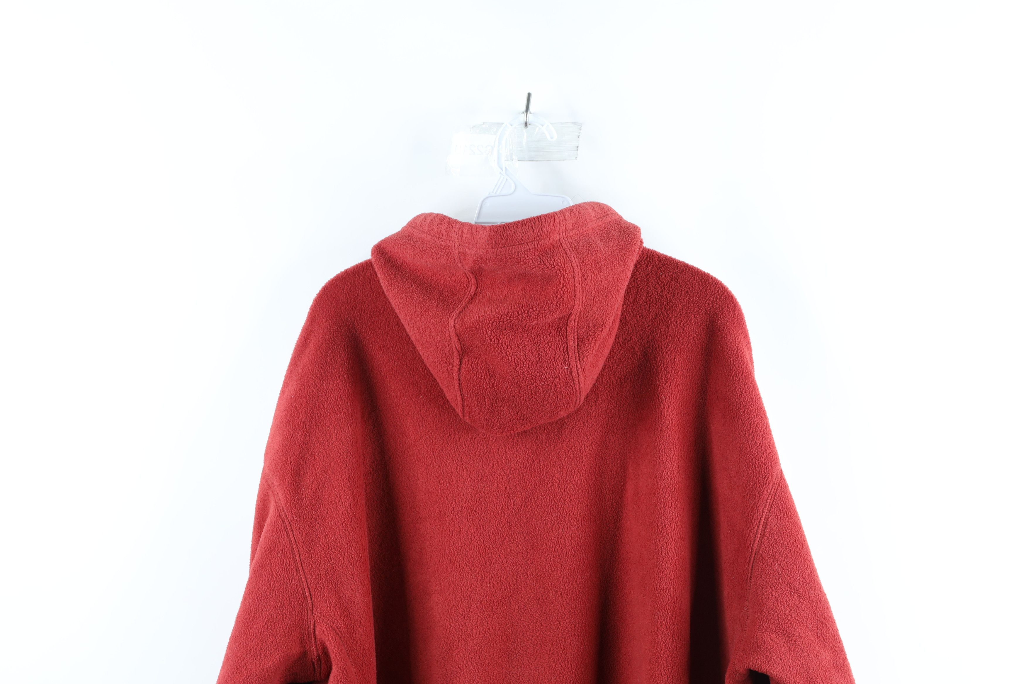 Gap Vintage Gap Athletic Out Block Letter Fleece Hoodie Red Size US XXL / EU 58 / 5 - 7 Thumbnail