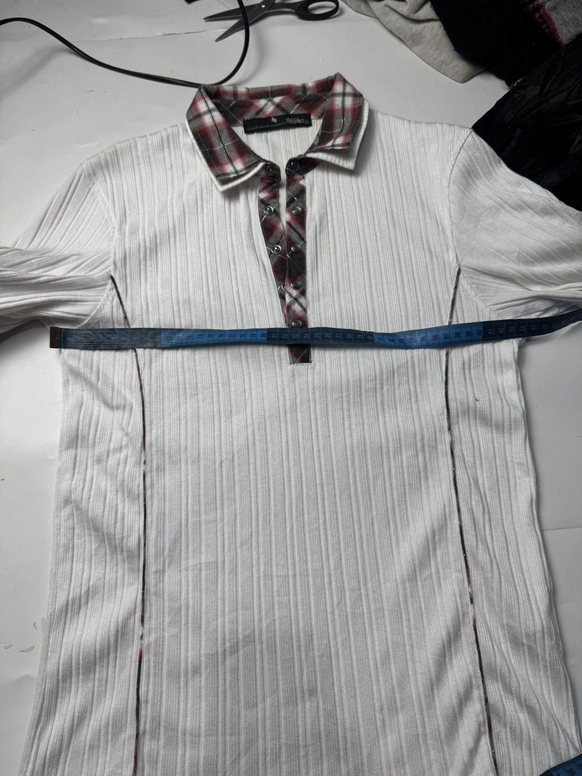 14th Addiction Vkei Mossimo Double Collar Half Button Poloshirt Size US M / EU 48-50 / 2 - 10 Thumbnail