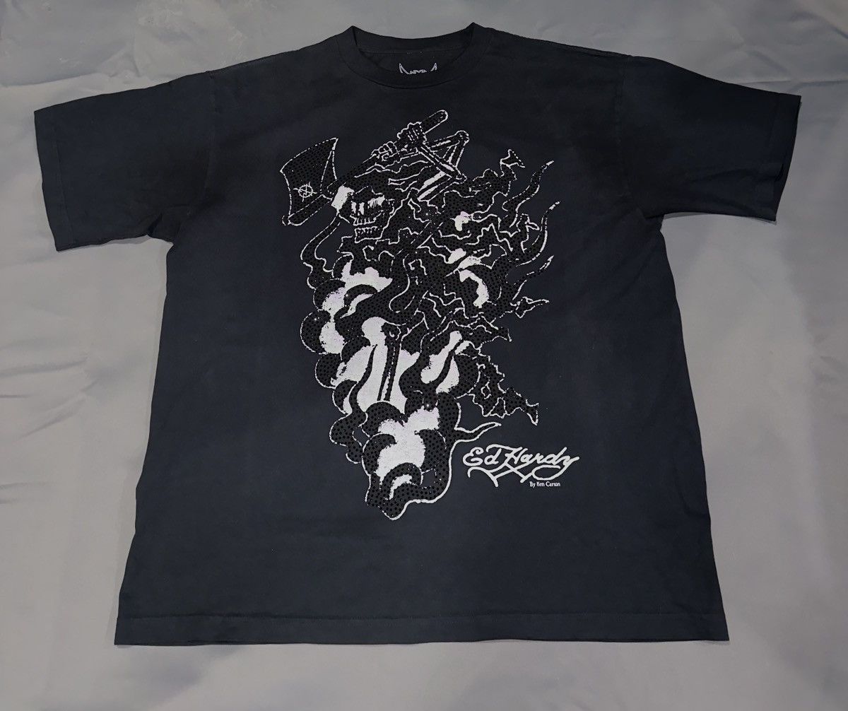 Ed Hardy × Ken Carson Ken Carson x Ed Hardy Complexcon T-Shirt Size US XL / EU 56 / 4 - 1 Thumbnail
