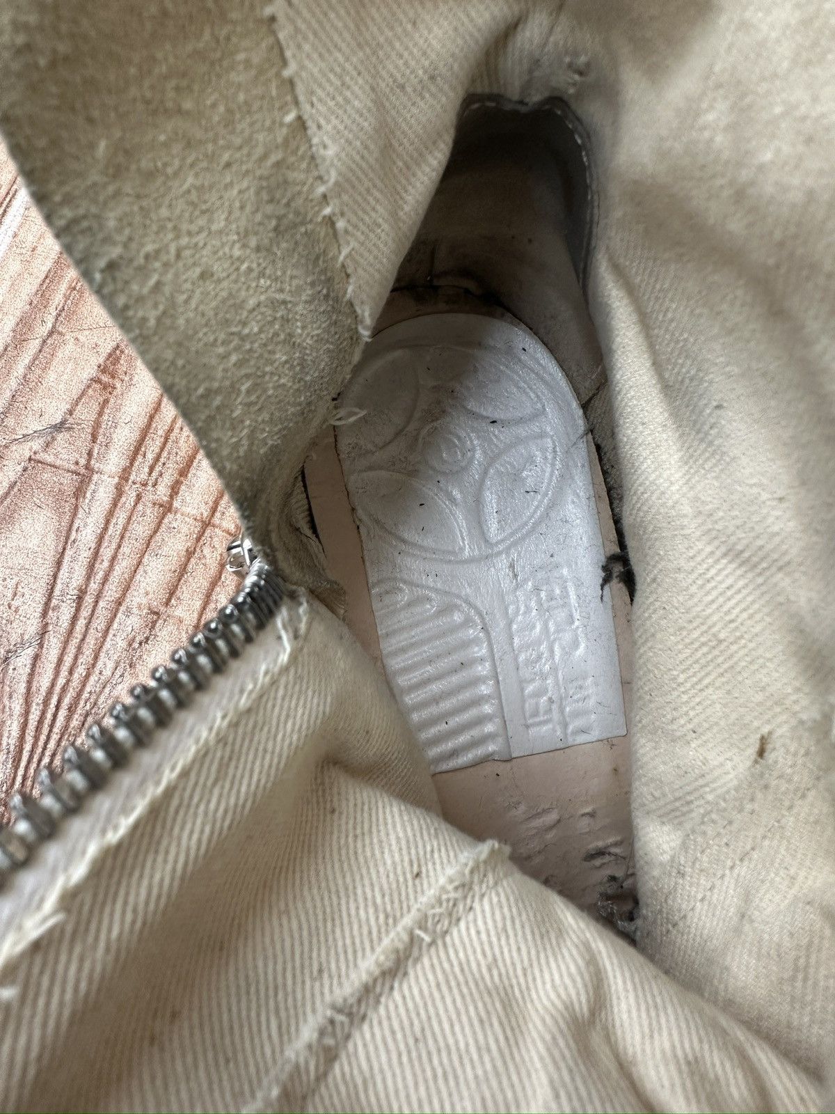 Rick Owens RARE* Rick Owens DRKSHDW Sneaks CHALK WHITE Hightop Sneaks Size US 8.5 / EU 41-42 - 20 Thumbnail