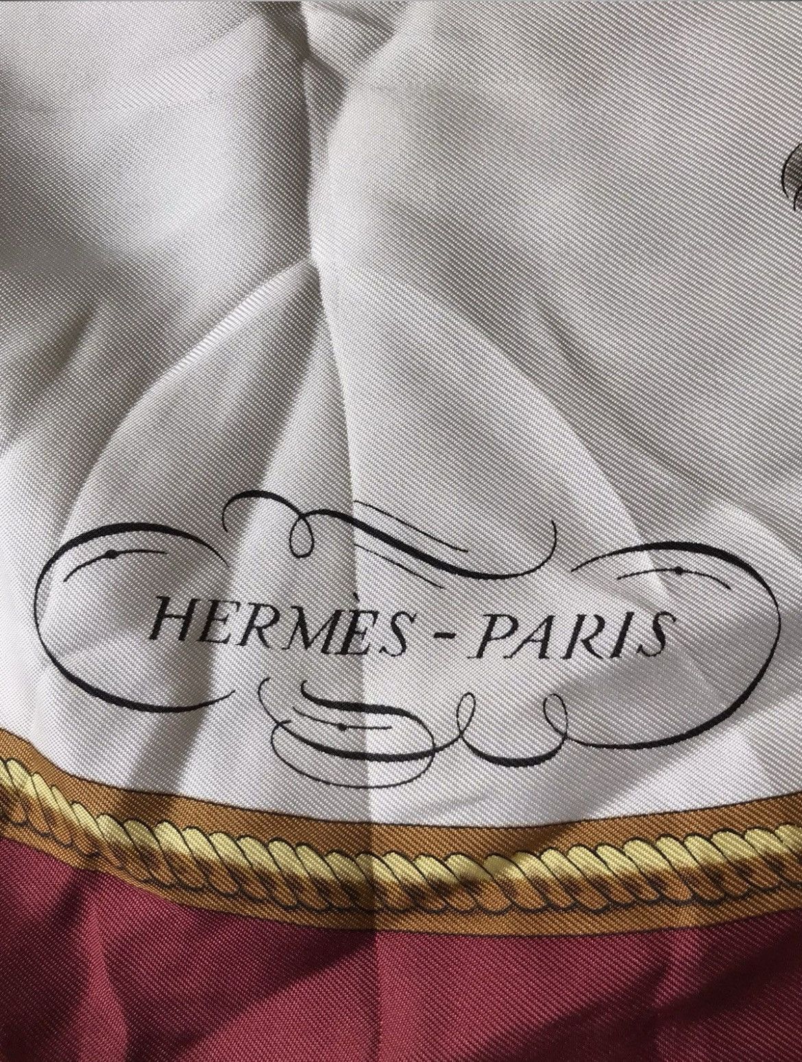 Hermes Hermes Paris Reprise by Ledoux Silk Scarf Size ONE SIZE - 6 Thumbnail