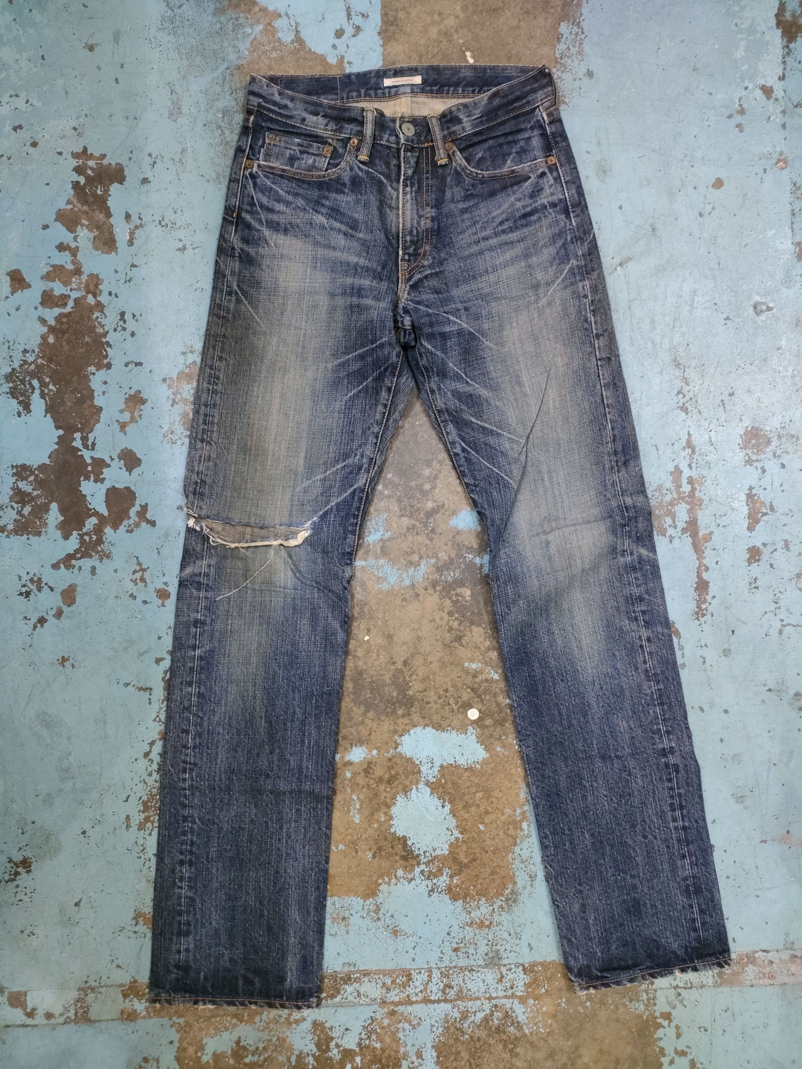 Eternal Distressed Enternal Japanese Denim Size US 28 / EU 44 - 1 Thumbnail