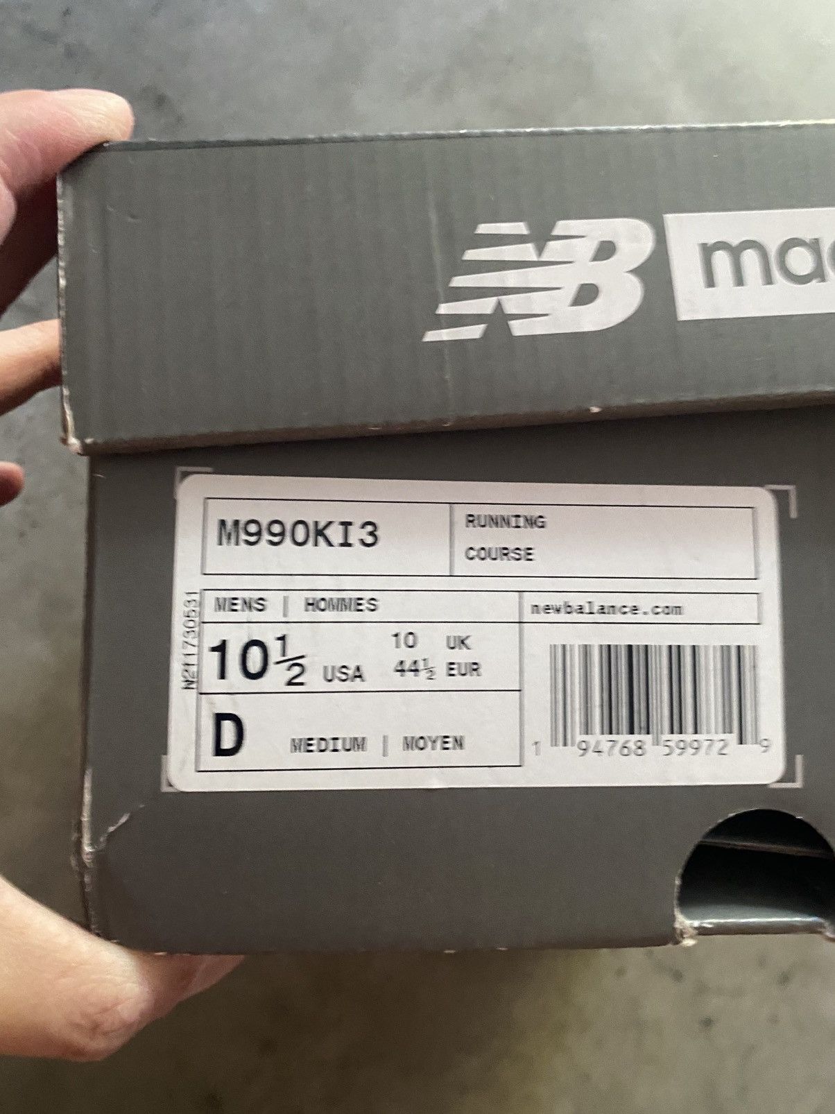 Kith × New Balance New Balance Kith 990v3 Genesis Size US 10.5 / EU 43-44 - 4 Thumbnail