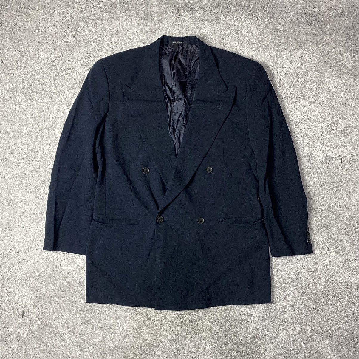 Emporio Armani VINTAGE EMPORIO ARMANI Blazer Size US M / EU 48-50 / 2 - 1 Thumbnail