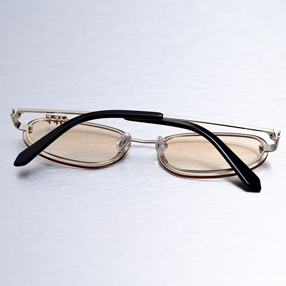 Off-White OFF WHITE MIAMI GOLD GRADIENT BROWN SUNGLASSES Size ONE SIZE - 11 Thumbnail