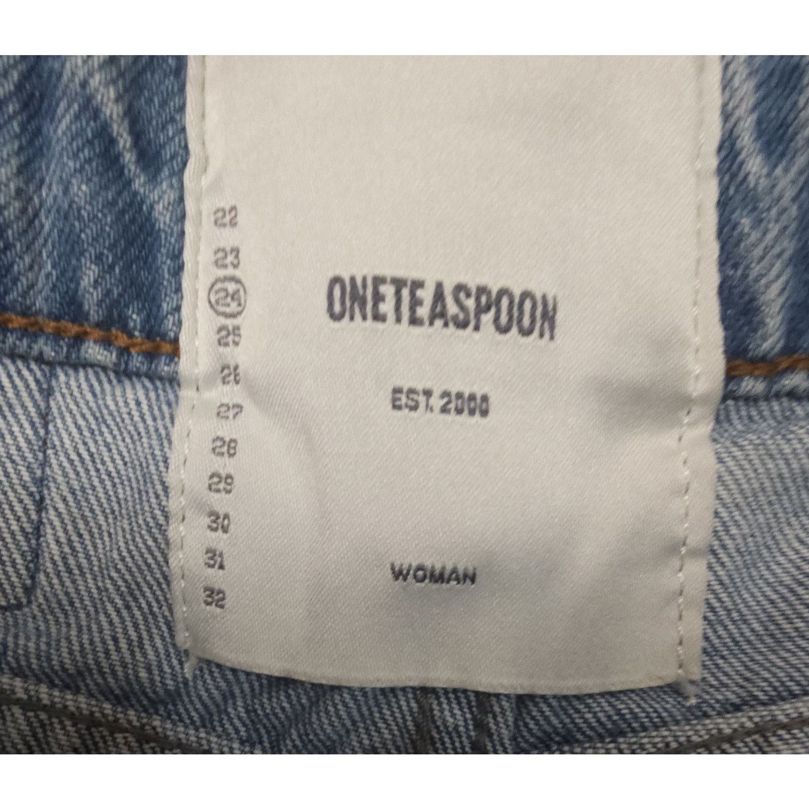 One Teaspoon One Teaspoon High Waist Bandits Short Size 24 Size 24" / US 00 / IT 34 - 3 Thumbnail