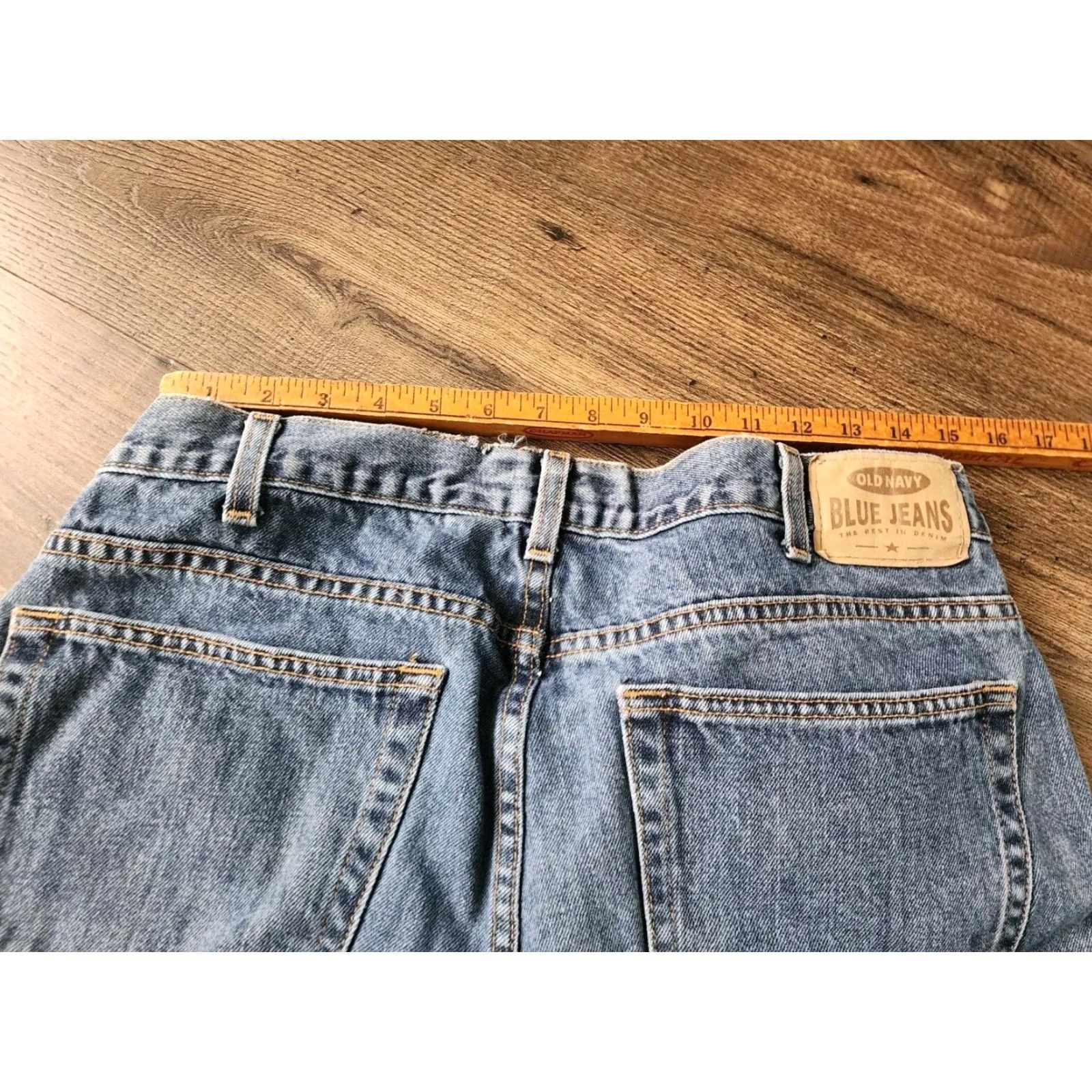 Old Navy VINTAGE Old Navy Relaxed Fit Jeans 38x34 Blue Distressed Y2K Style Mens Size US 38 / EU 54 - 2 Thumbnail