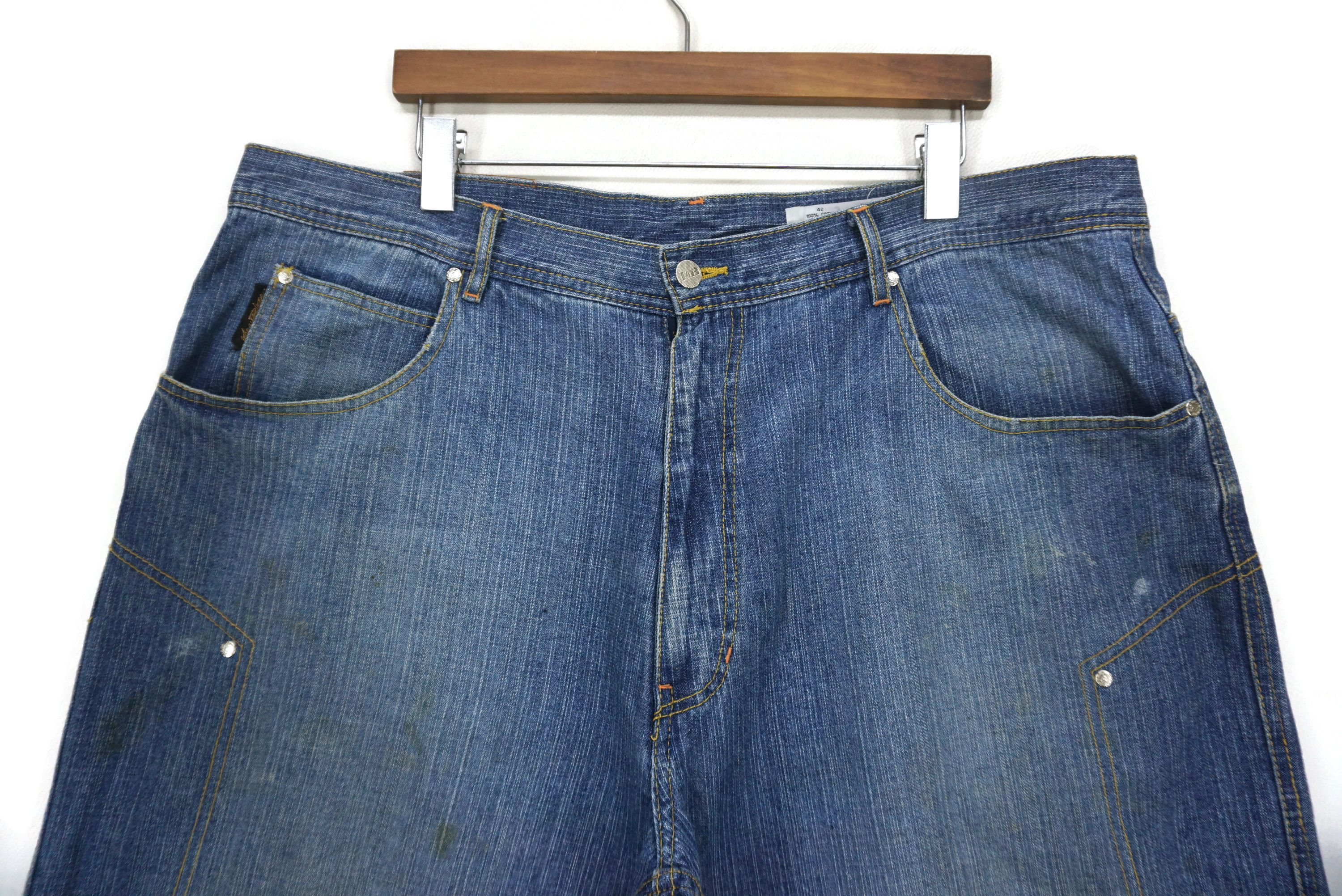 Vintage Johnny Blaze Jeans Size W42xL35 Y2K Baggy Hip Hop Denim Size US 42 / EU 58 - 3 Thumbnail