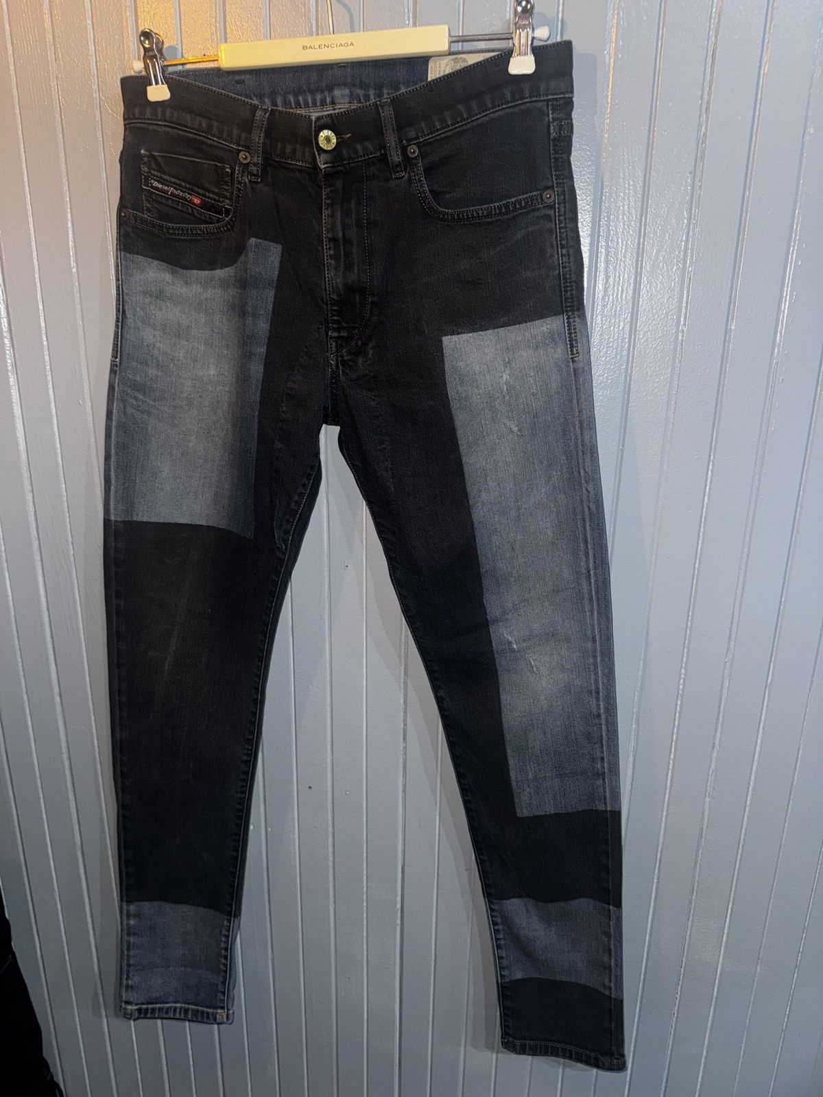 Diesel DIESEL 2 TONE TAPERED FIT D-STRUKT-SP3 JEANS L32 Size US 30 / EU 46 - 4 Thumbnail