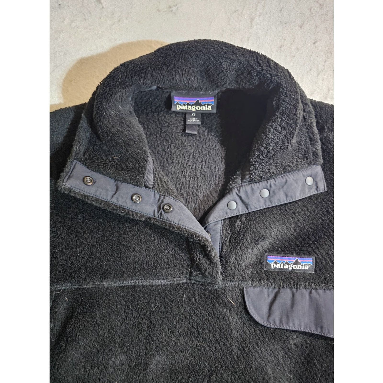 Patagonia Patagonia Re-Tool Snap-T Pullover Jacket Women's XS Black Fleece Lightweight Pockets Classic Outdoor Outerwear Size XS / US 0-2 / IT 36-38 - 3 Thumbnail