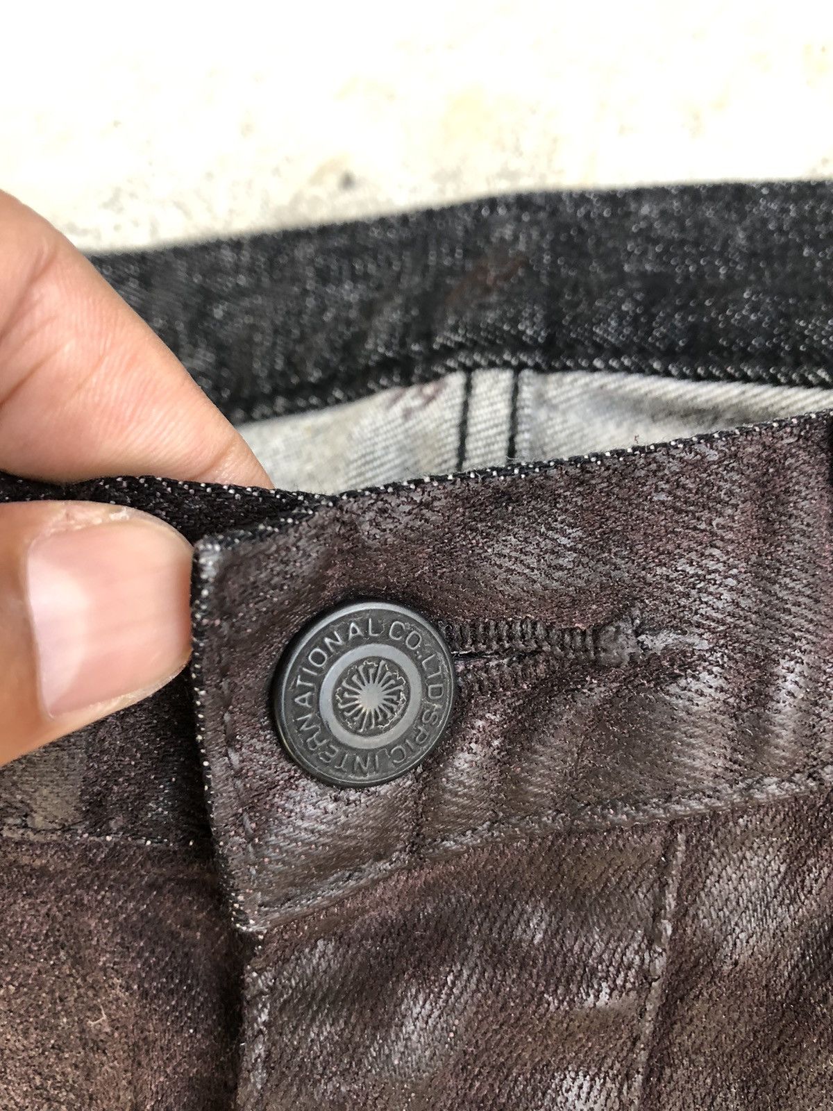 Tornado Mart Tornado Mart Waxed Skinny Jeans Size US 32 / EU 48 - 18 Thumbnail