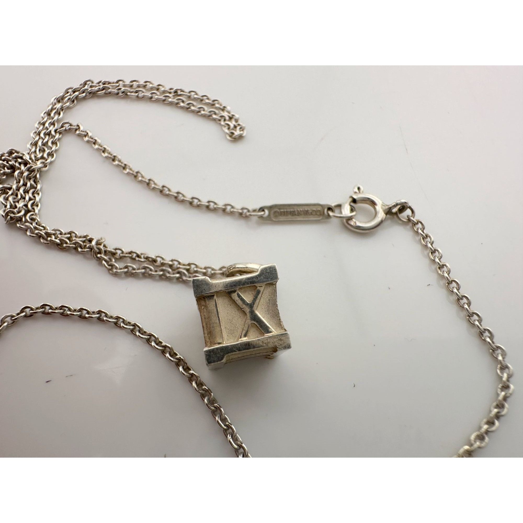 Other Tiffany and Co Atlas Cube Necklace Sterling Silver Size ONE SIZE - 11 Thumbnail