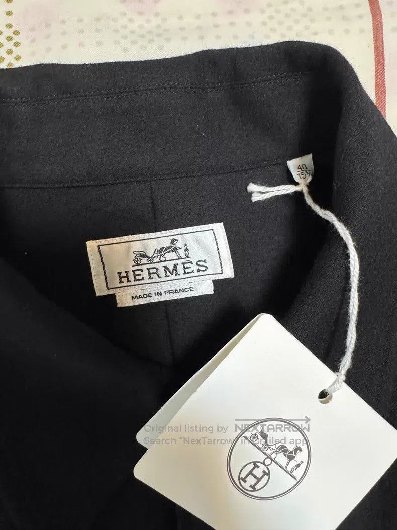 Hermes Hermes Jacket coat, 100% wool, show model, drooped shoulde Size US XXS / EU 40 - 5 Thumbnail