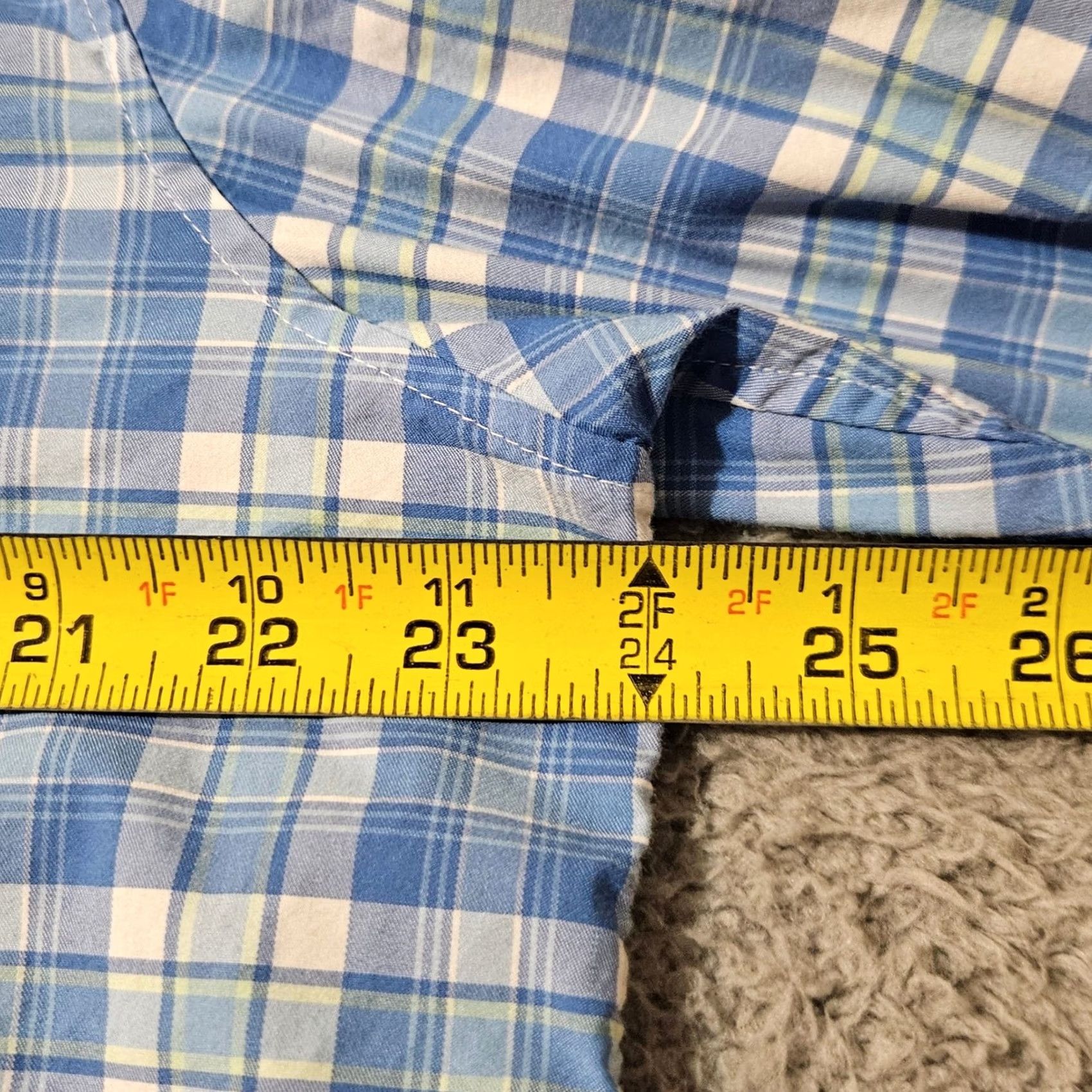 Vineyard Vines Vineyard Vines Mens XL Blue Plaid Long Sleeve Shirt Size US XL / EU 56 / 4 - 8 Thumbnail