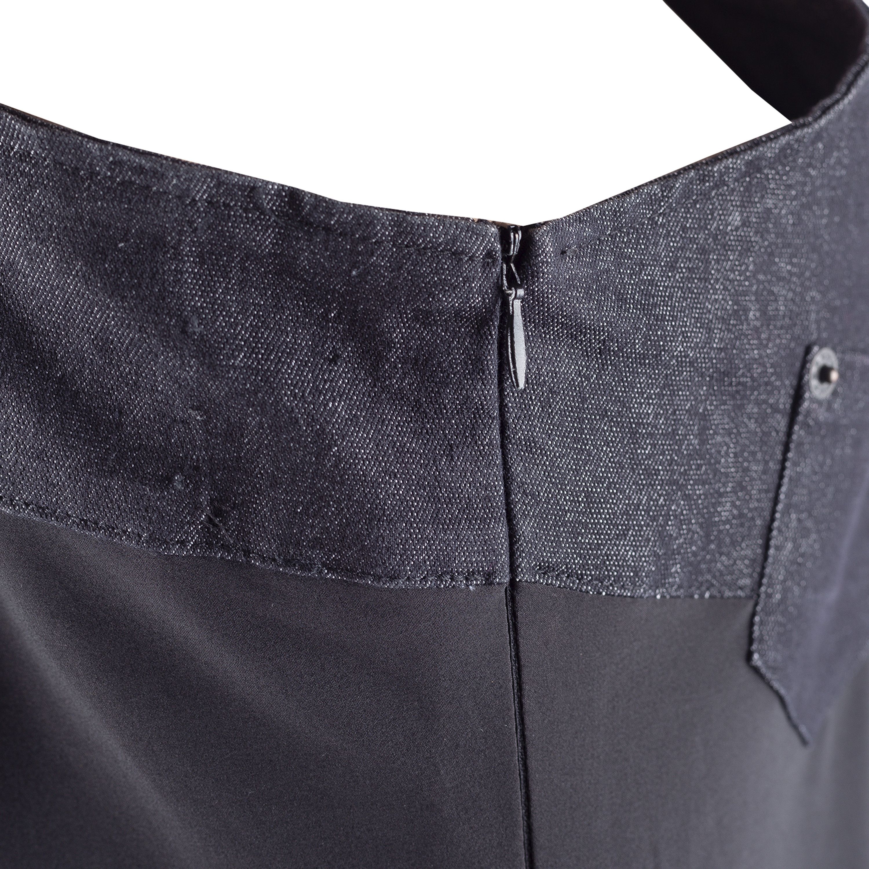 Cop Copine Cop Copine Vintage Black Maxi Dress (M) Size M / US 6-8 / IT 42-44 - 4 Thumbnail