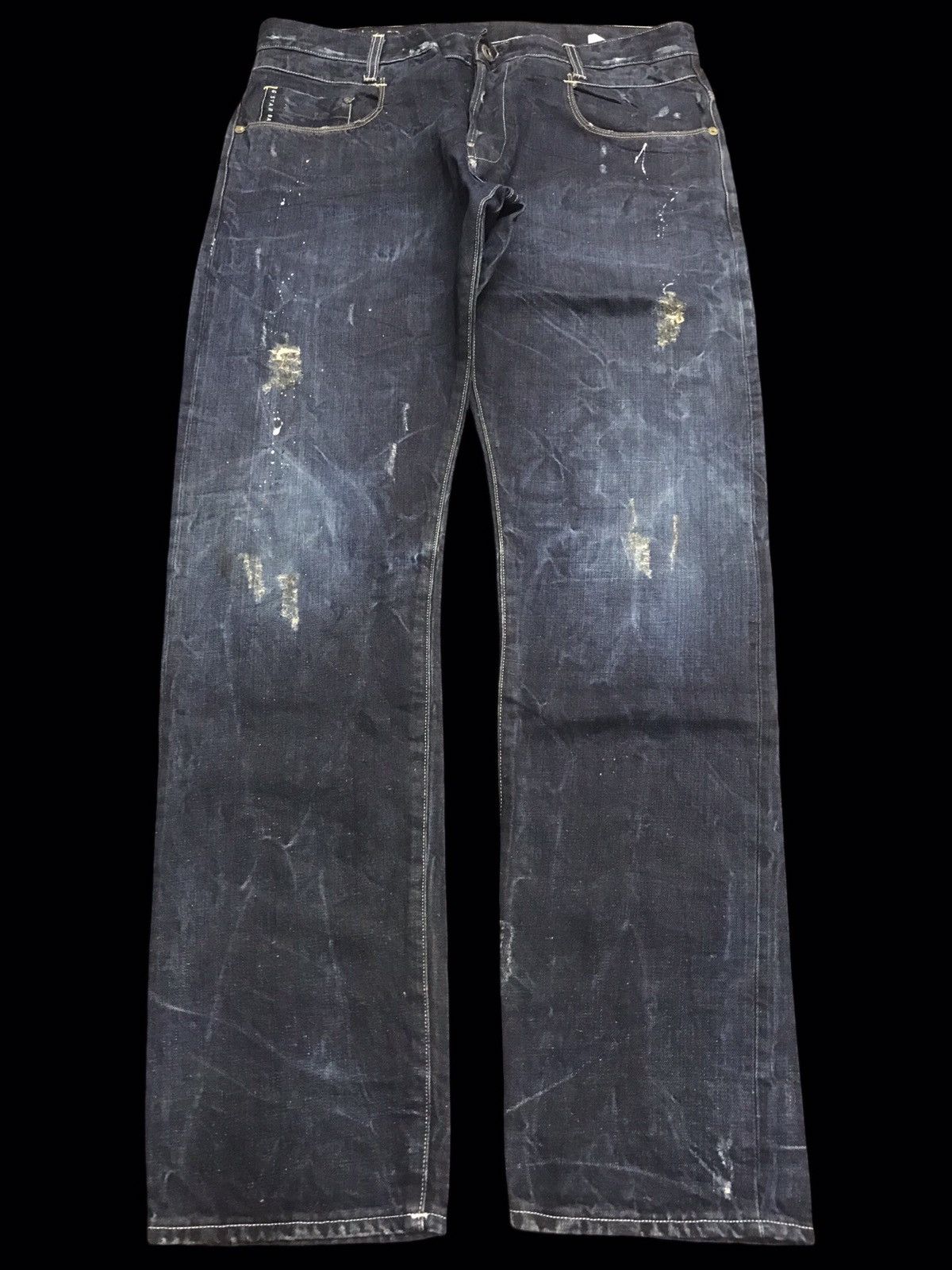 G-Star GSTAR RAW Japan Sick Painter Skinny Distressed Denim F96 Size US 35 - 1 Thumbnail