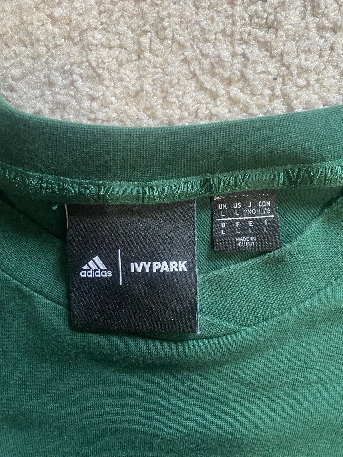 Adidas × Ivy Park Adidas x Ivy park green t-shirt Size US L / EU 52-54 / 3 - 3 Thumbnail